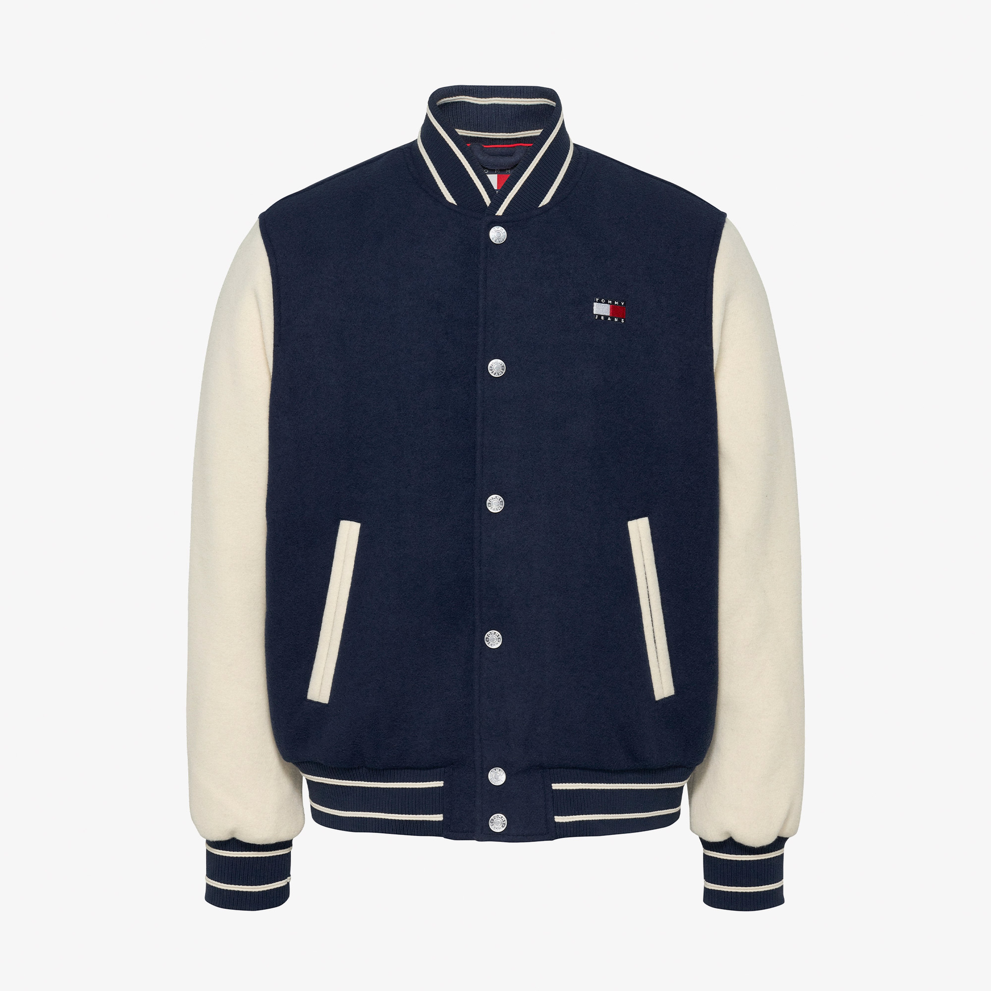 Tommy Hilfiger Tjm Wool Blend Varsity Ext Erkek Mavi Ceket