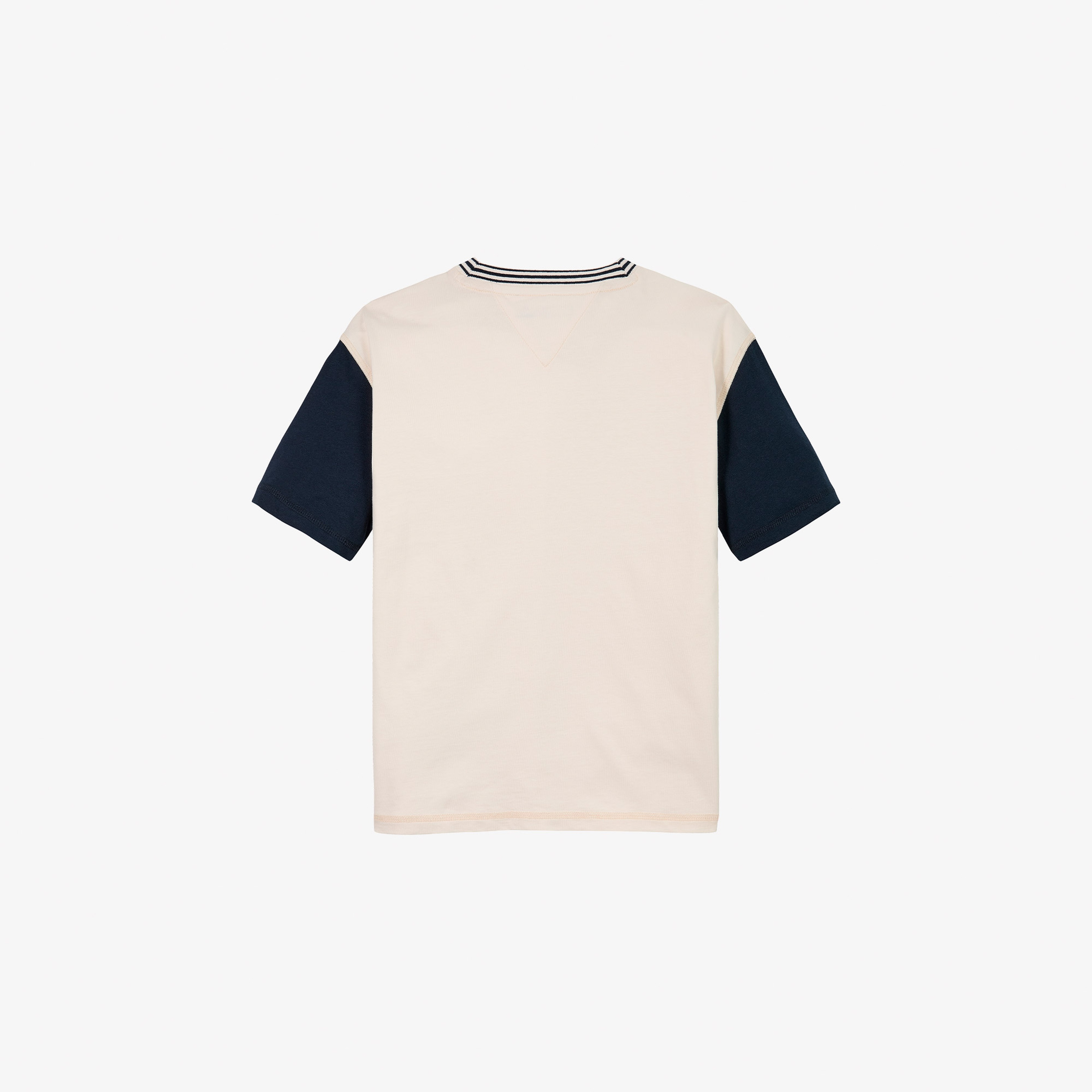 Tommy Hilfiger Monotype Flock Graphic Ss Çocuk Bej T-Shirt