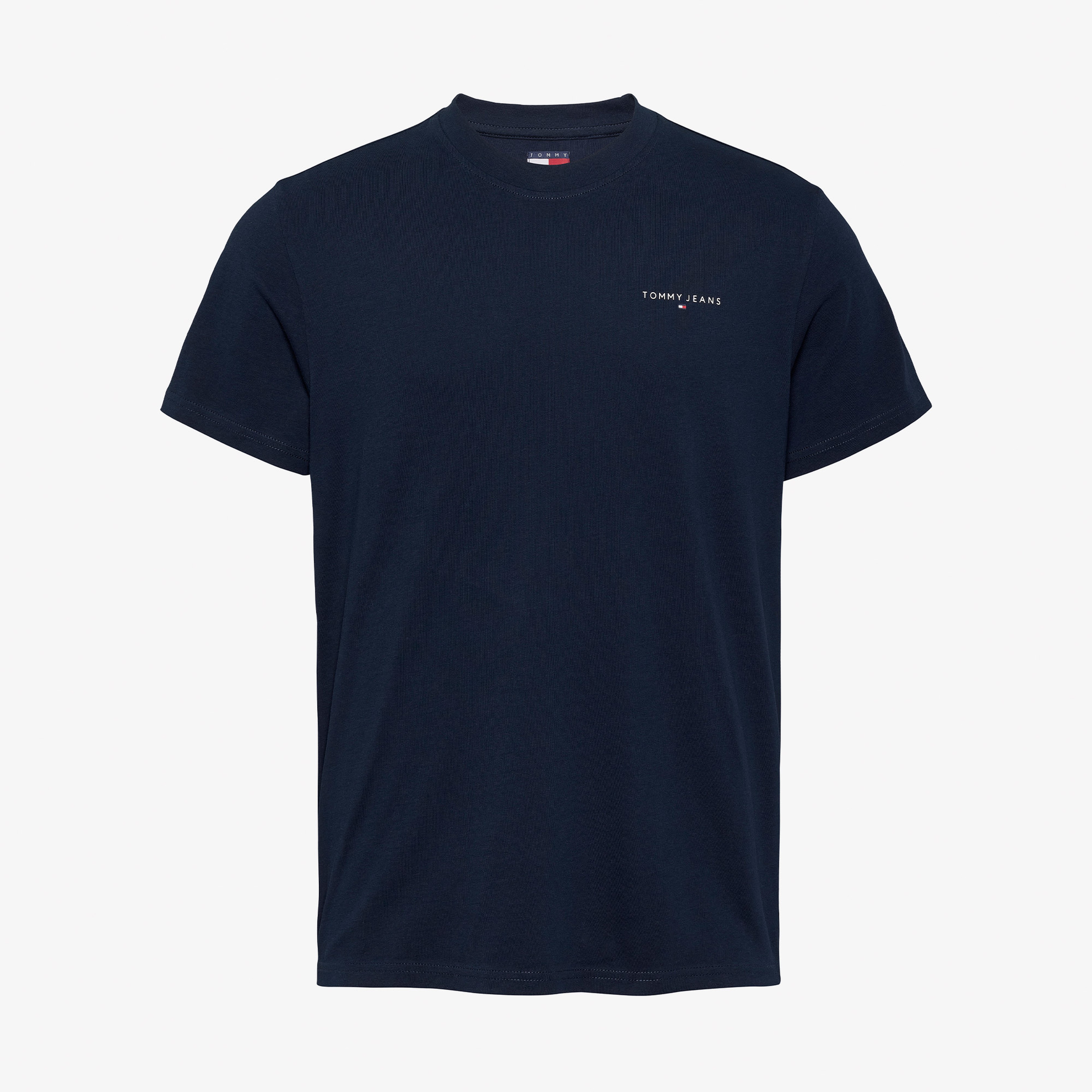 Tommy Hilfiger Tjm Slim Linear Chest Erkek Mavi T-Shirt