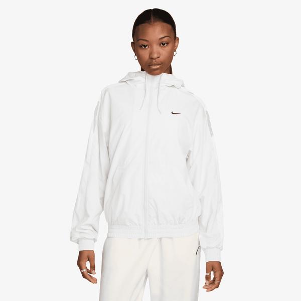Nike Sportswear Woven Loose Kadın Beyaz Ceket