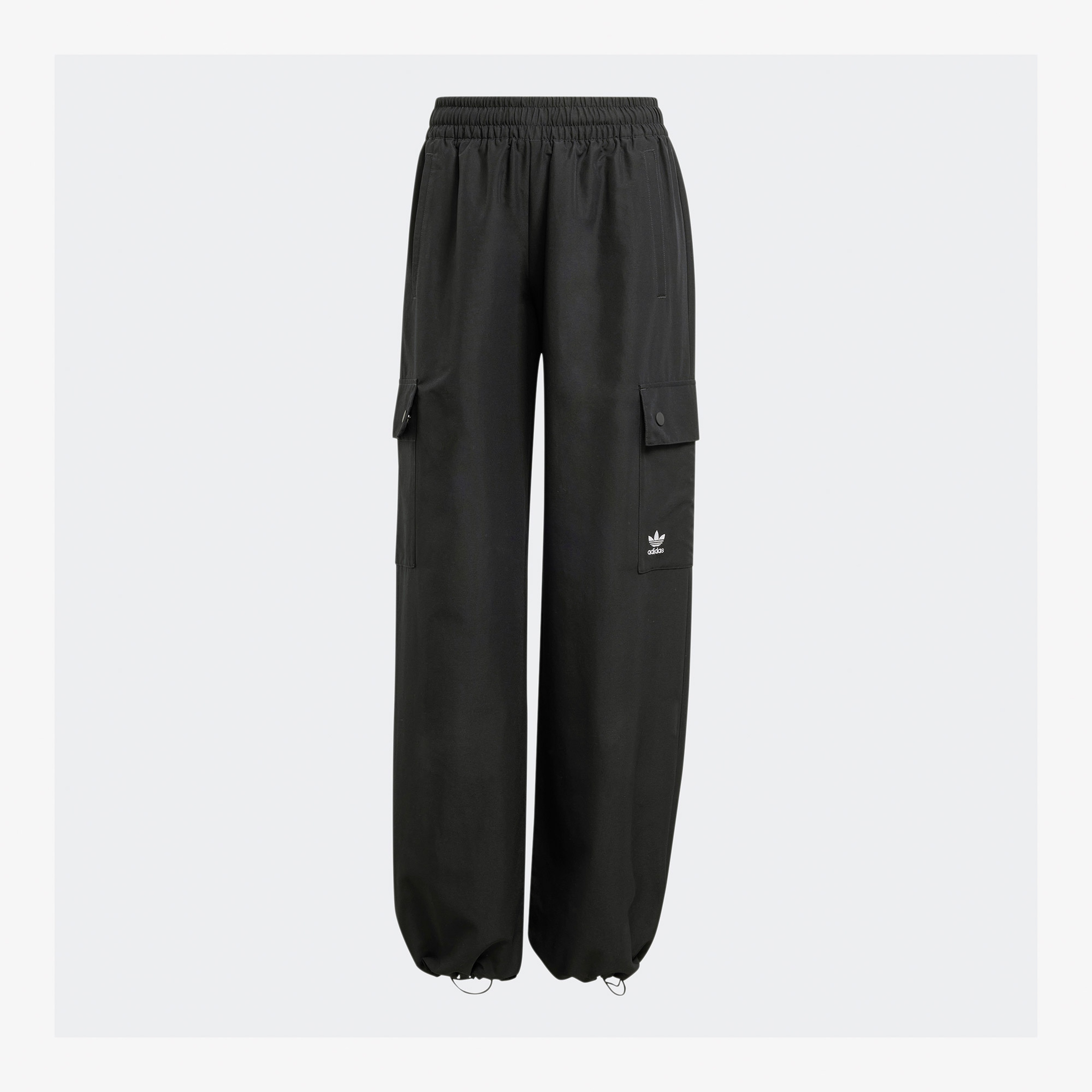 adidas Essentials Woven Kadın Kargo Siyah Eşofman Altı