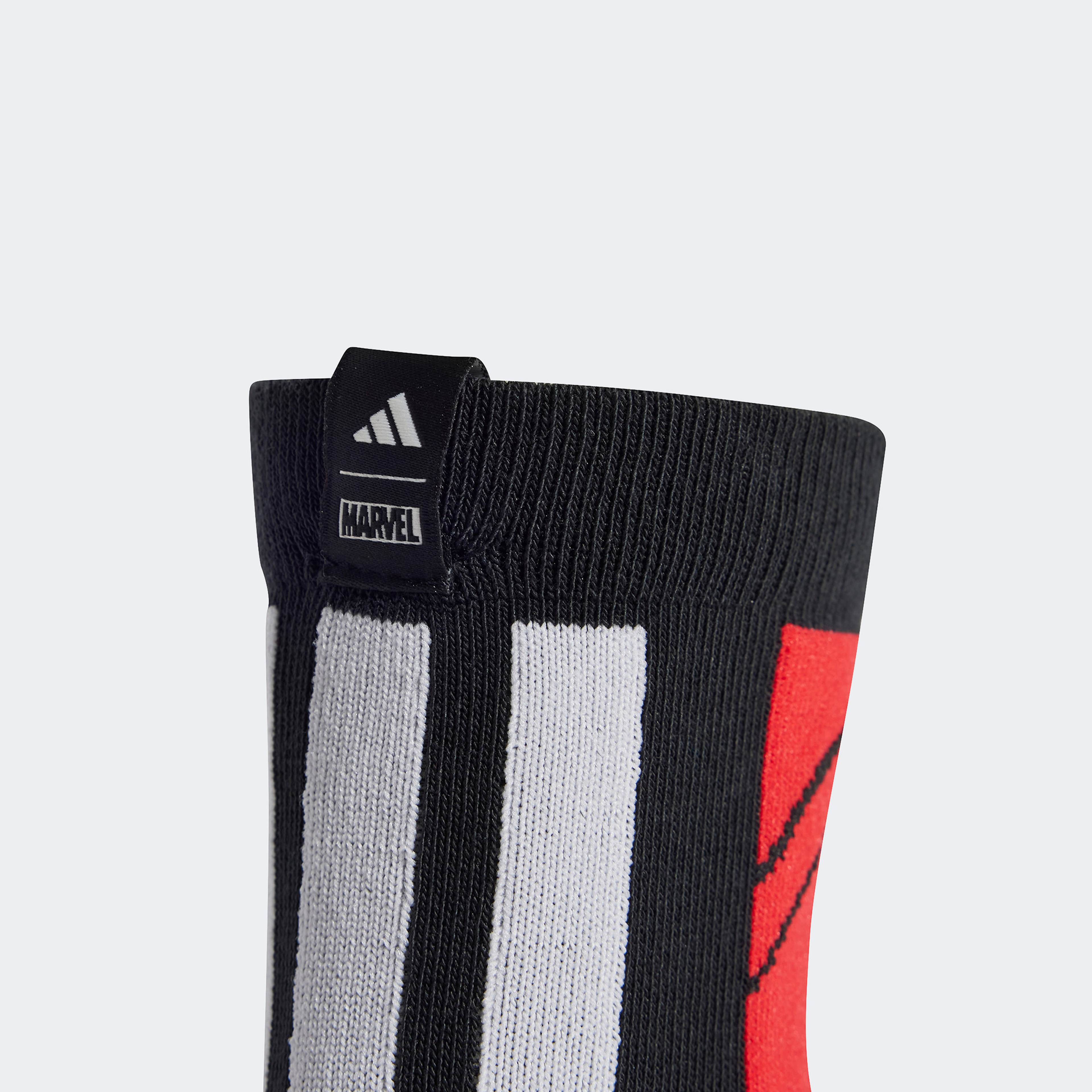 adidas x Marvel Spiderman Çocuk Kırmızı/Siyah 3'lü Çorap