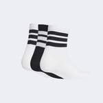 adidas Ribbed Çocuk Siyah/Beyaz 3'lü Çorap