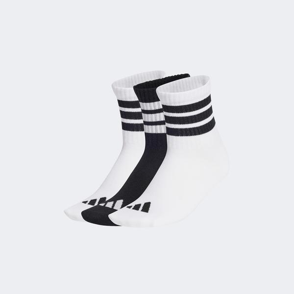 adidas Ribbed Çocuk Siyah/Beyaz 3'lü Çorap
