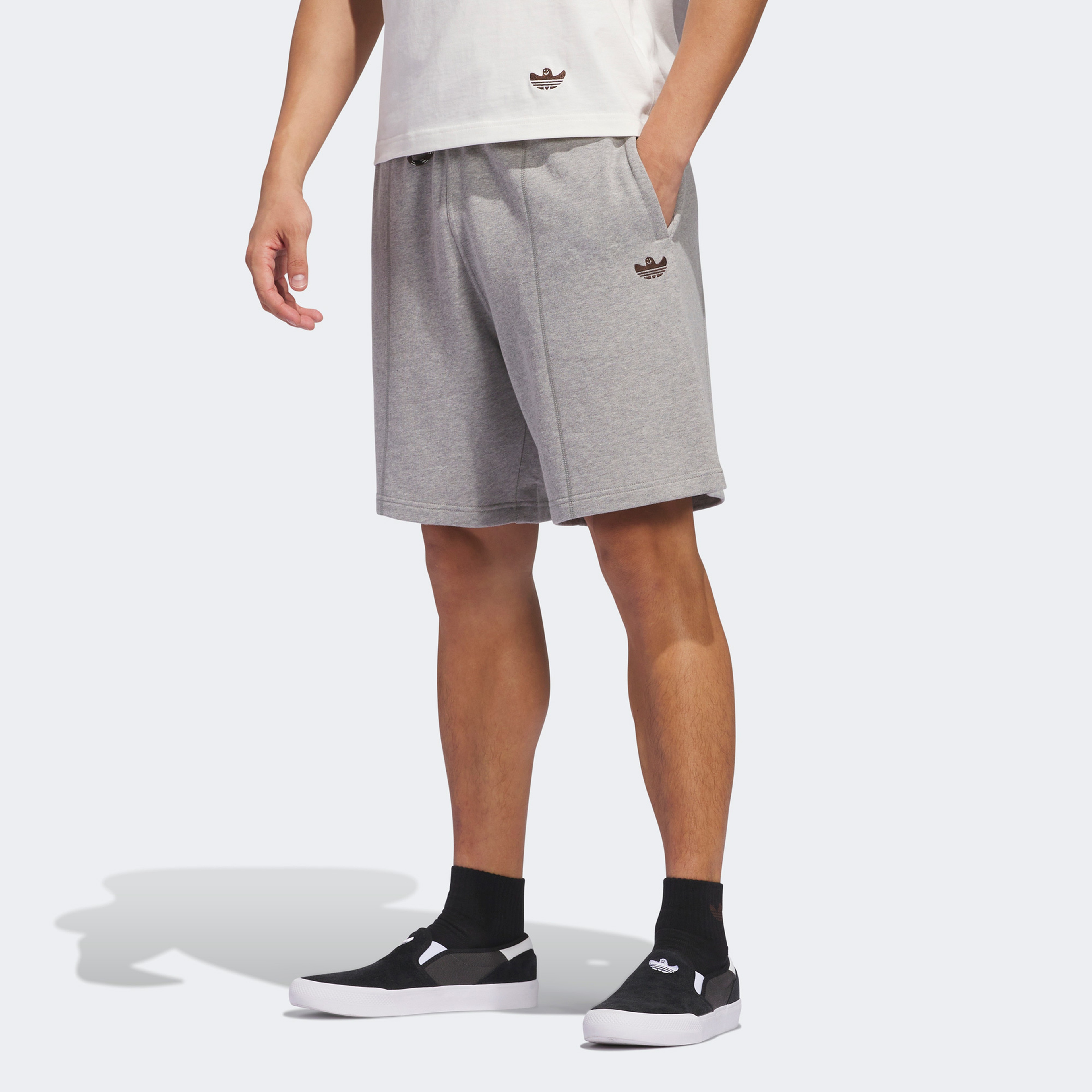 adidas Mark Gonzalez Erkek Gri Günlük Şort