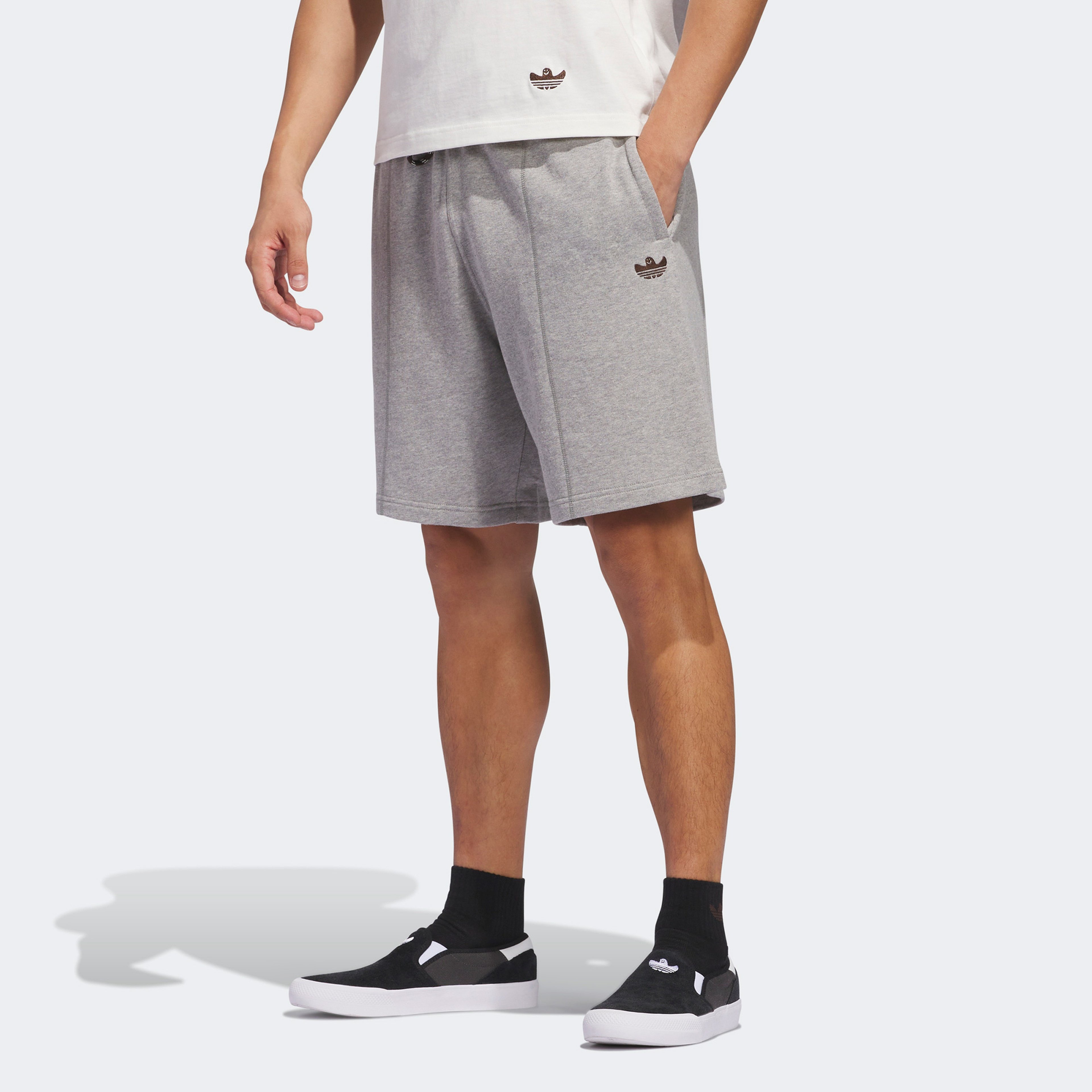 adidas Mark Gonzalez Erkek Gri Günlük Şort