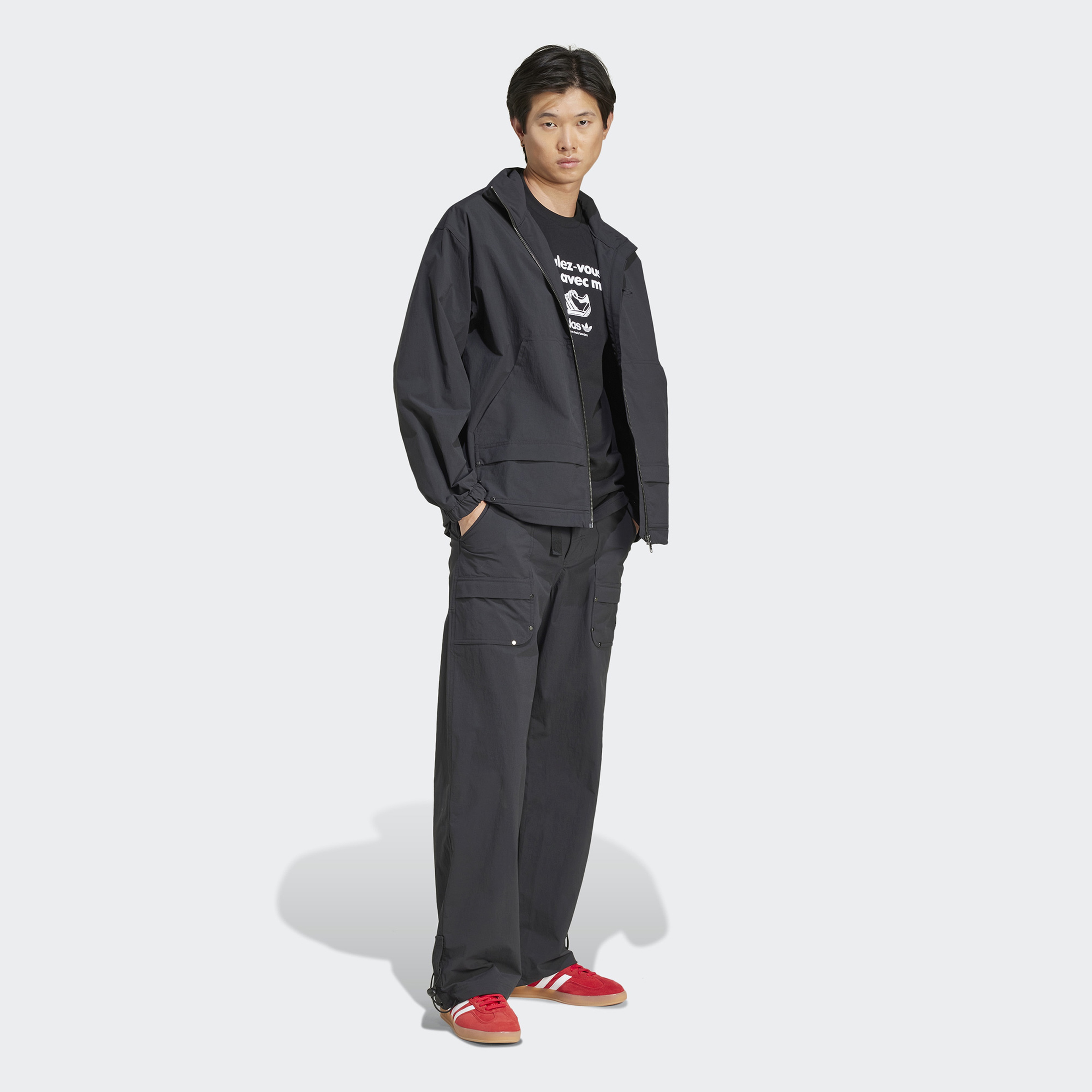 adidas Premium Essentials Utility Erkek Siyah Eşofman Üstü