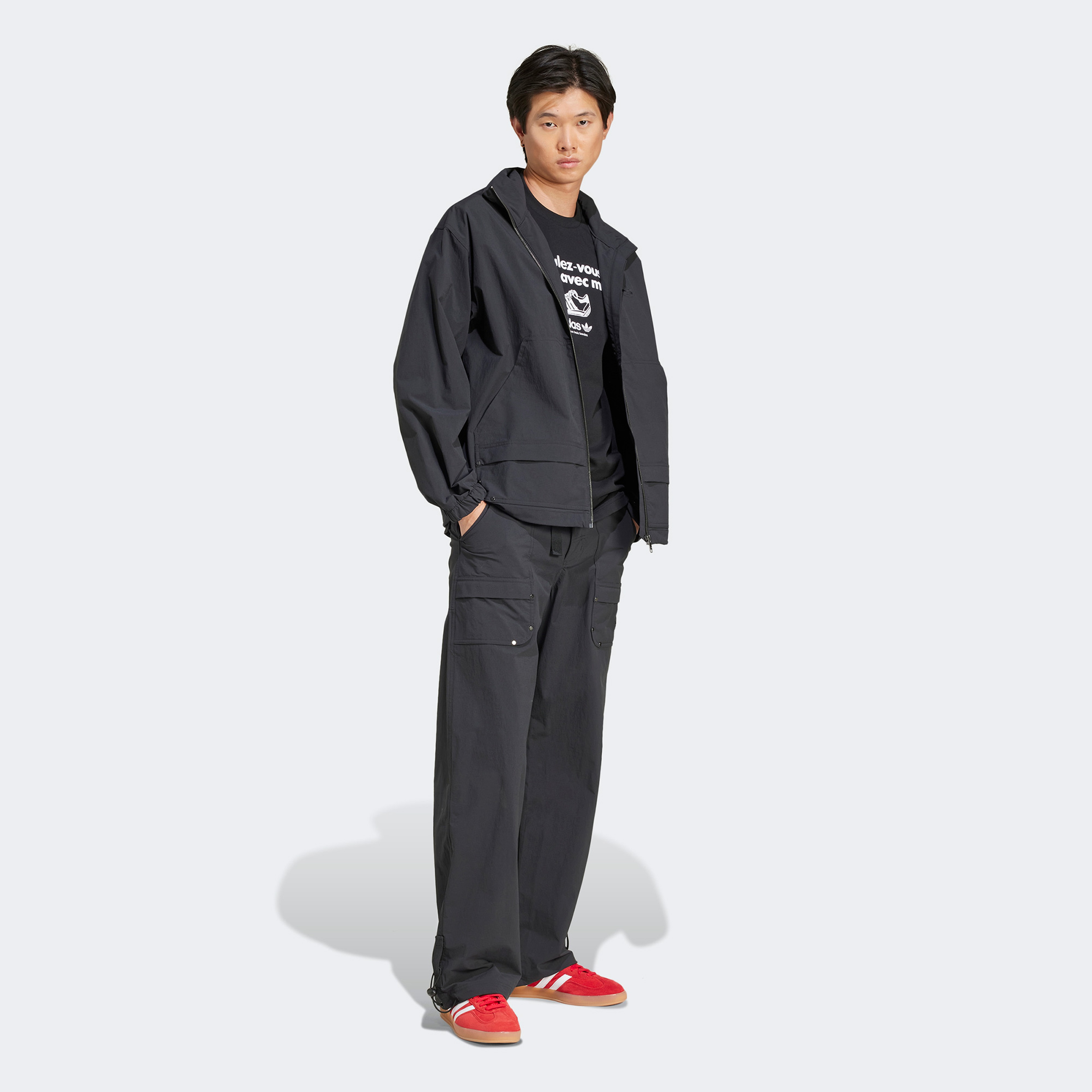 adidas Premium Essentials Utility Erkek Siyah Eşofman Üstü