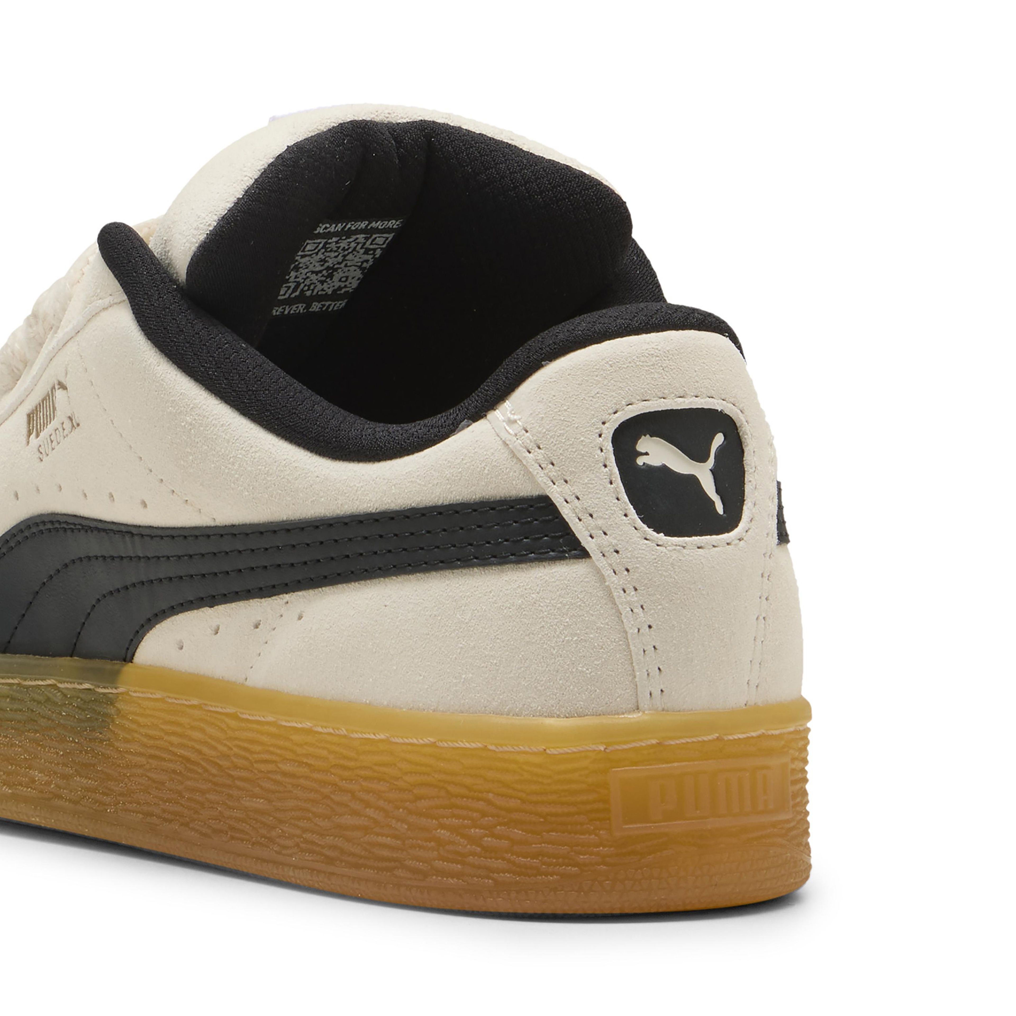 Puma Suede Xl Dark Risk Kadın Krem Spor Ayakkabı