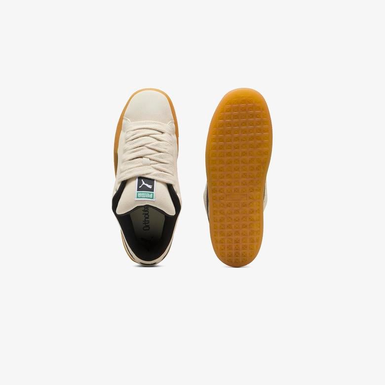 Puma Suede Xl Dark Risk Kadın Krem Spor Ayakkabı