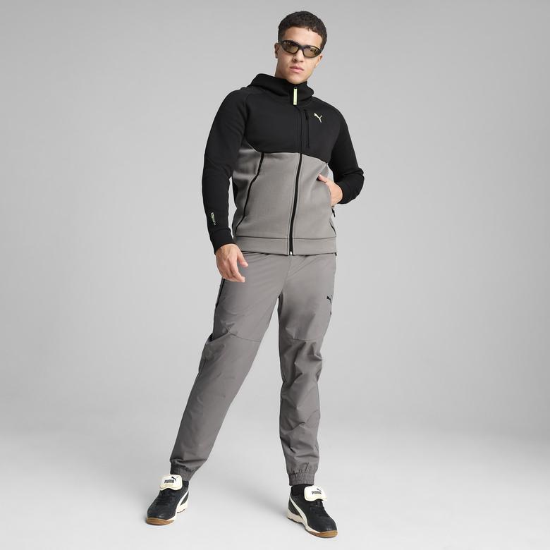 Puma Pumatech Full-Zip Hoodie Erkek Gri Eşofman Üstü