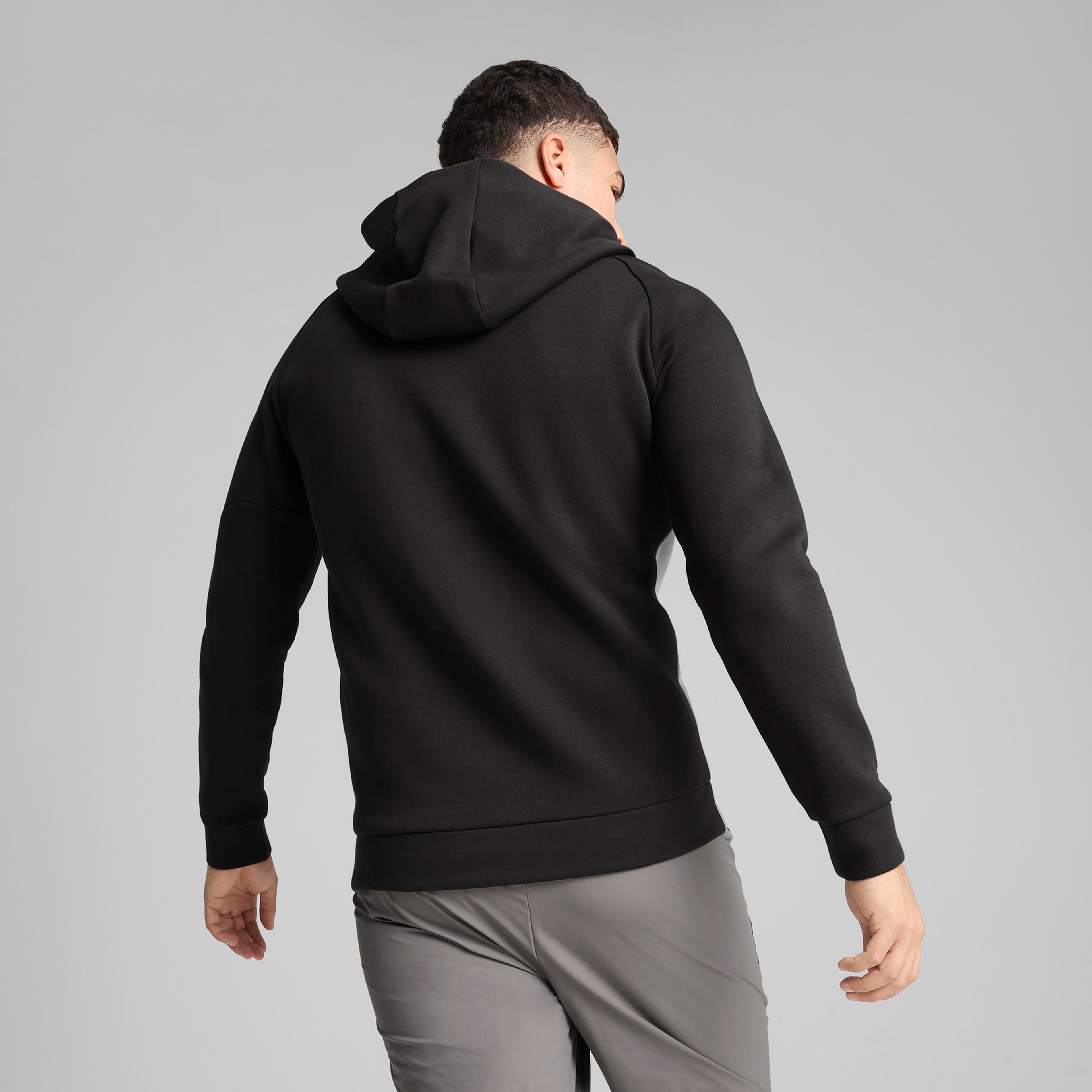 Puma Pumatech Full-Zip Hoodie Erkek Gri Eşofman Üstü
