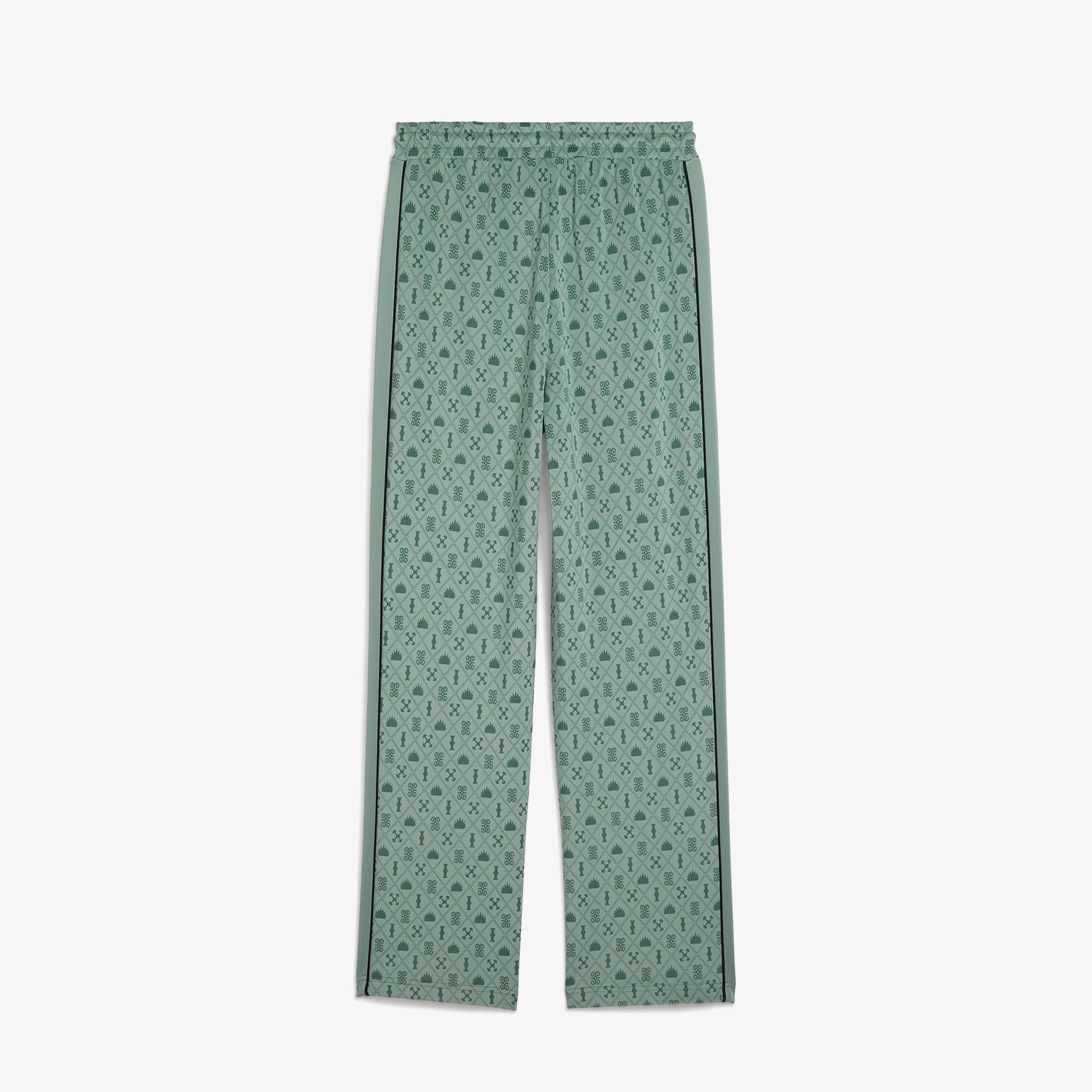 Puma Road To Unity Printed Straight T7 Kadın Yeşil Eşofman Altı