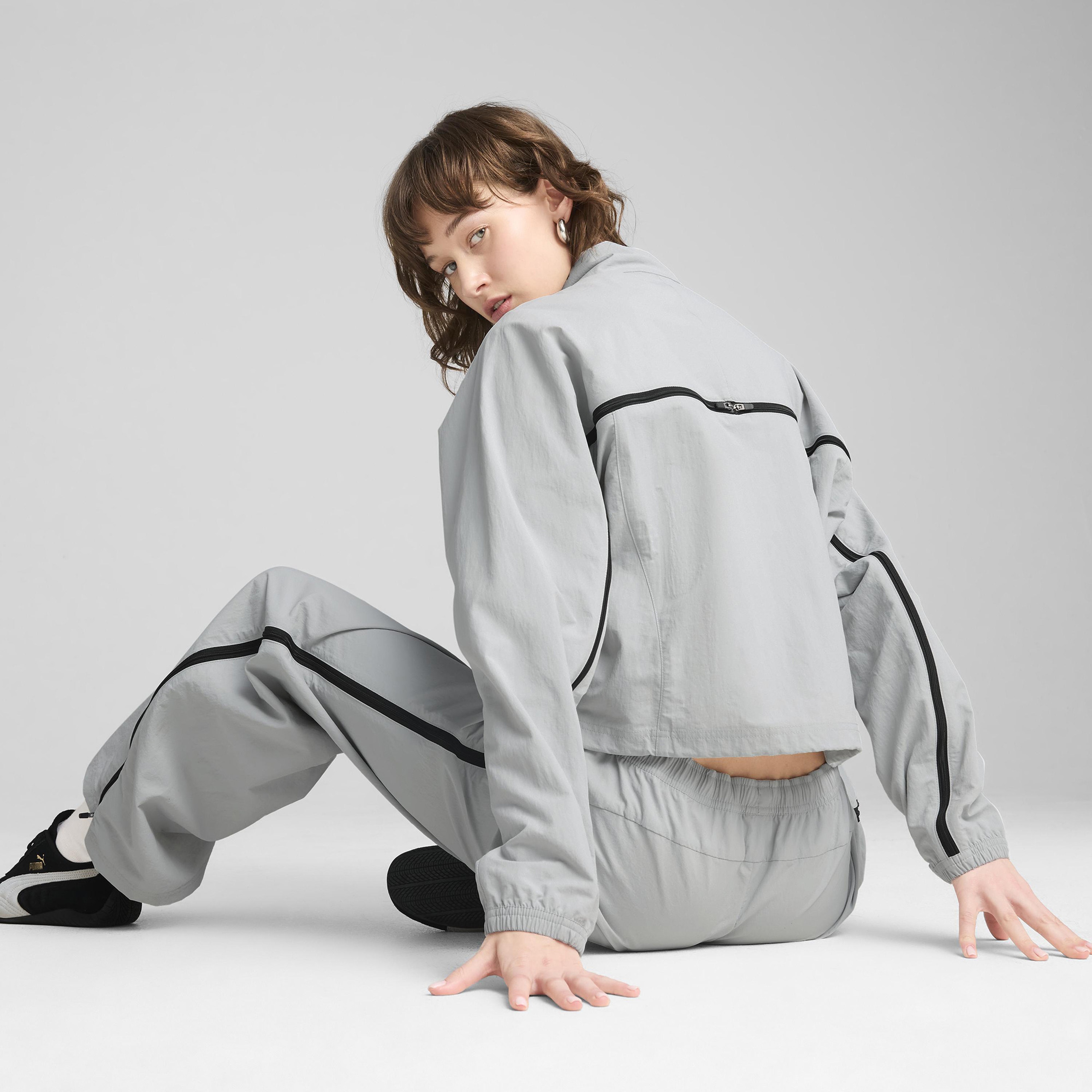 Puma Dare To Zip-Off Kadın Gri Ceket