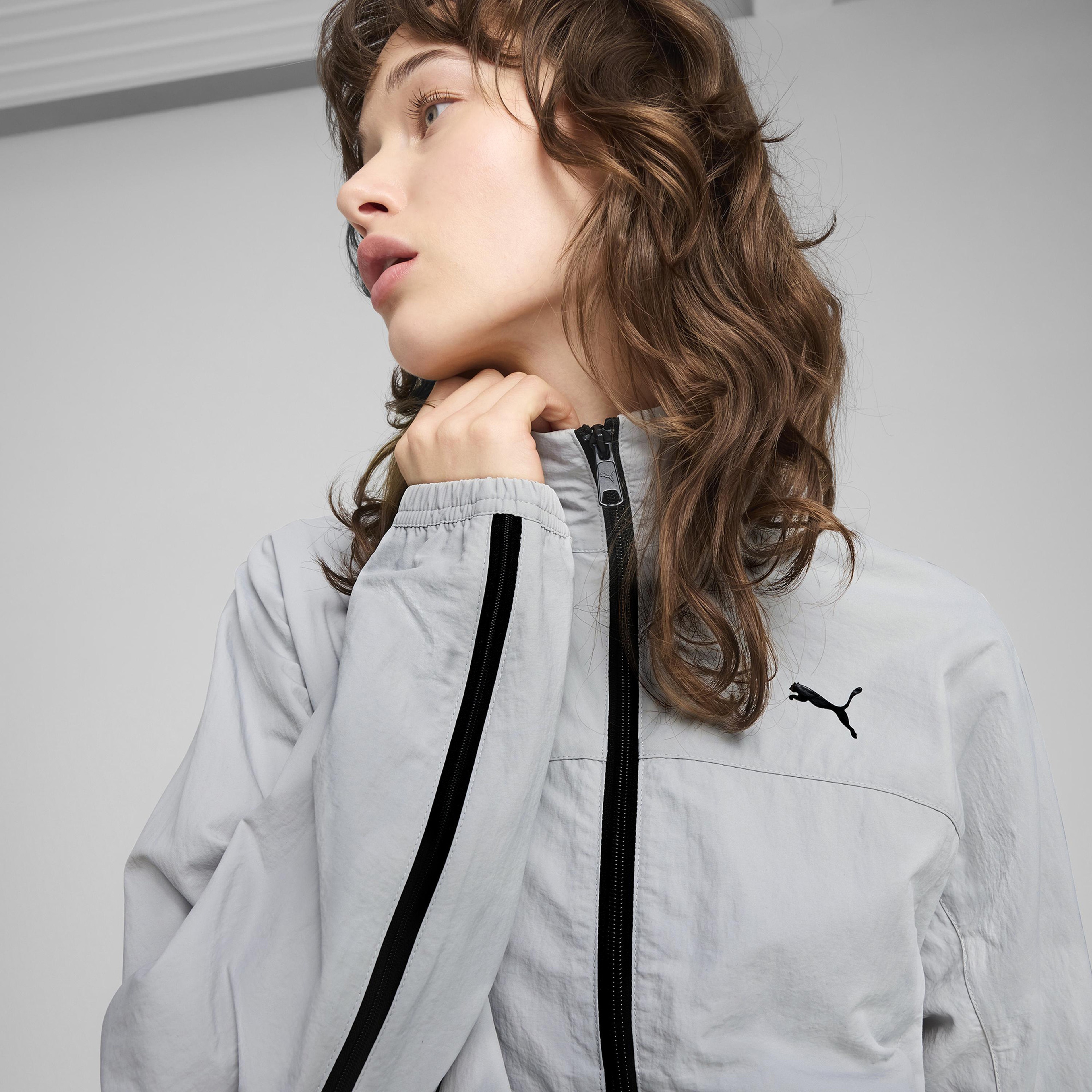 Puma Dare To Zip-Off Kadın Gri Ceket