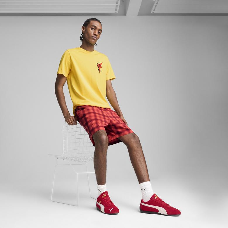 Puma Road to Unity Relaxed Dokuma Erkek Kırmızı Şort