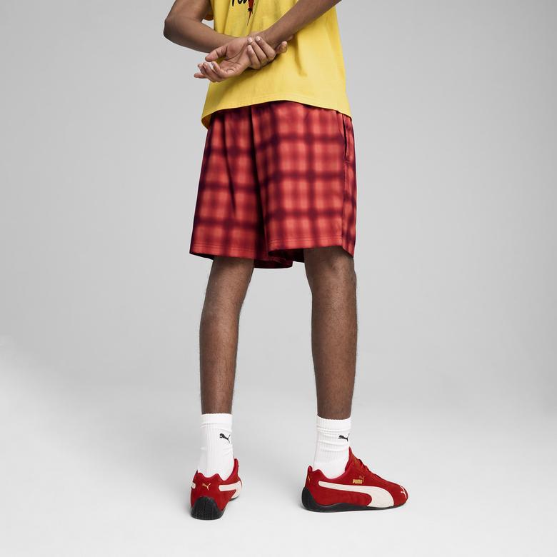 Puma Road to Unity Relaxed Dokuma Erkek Kırmızı Şort
