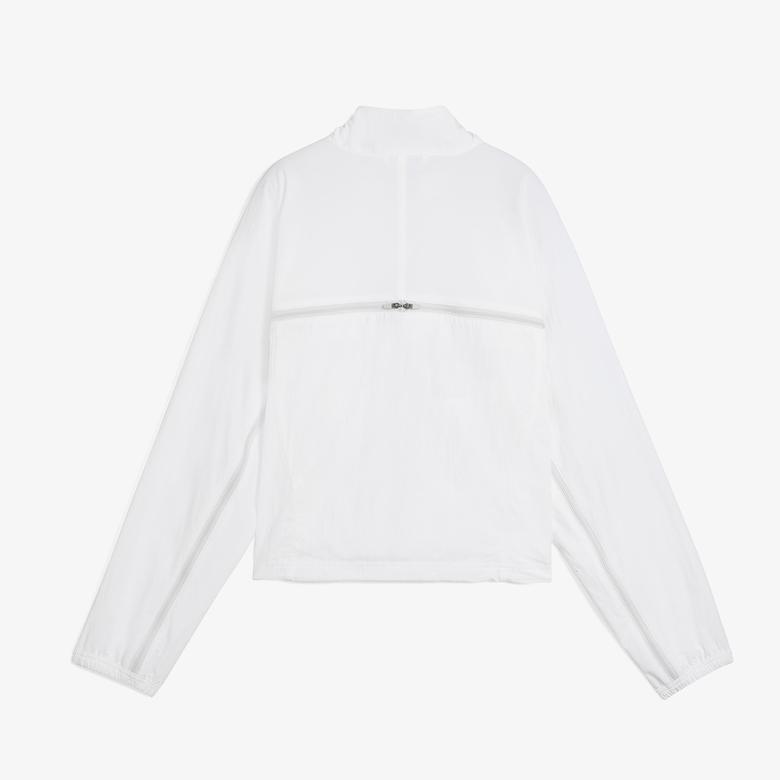 Puma Dare To Zip-Off Dokuma Kadın Beyaz Ceket