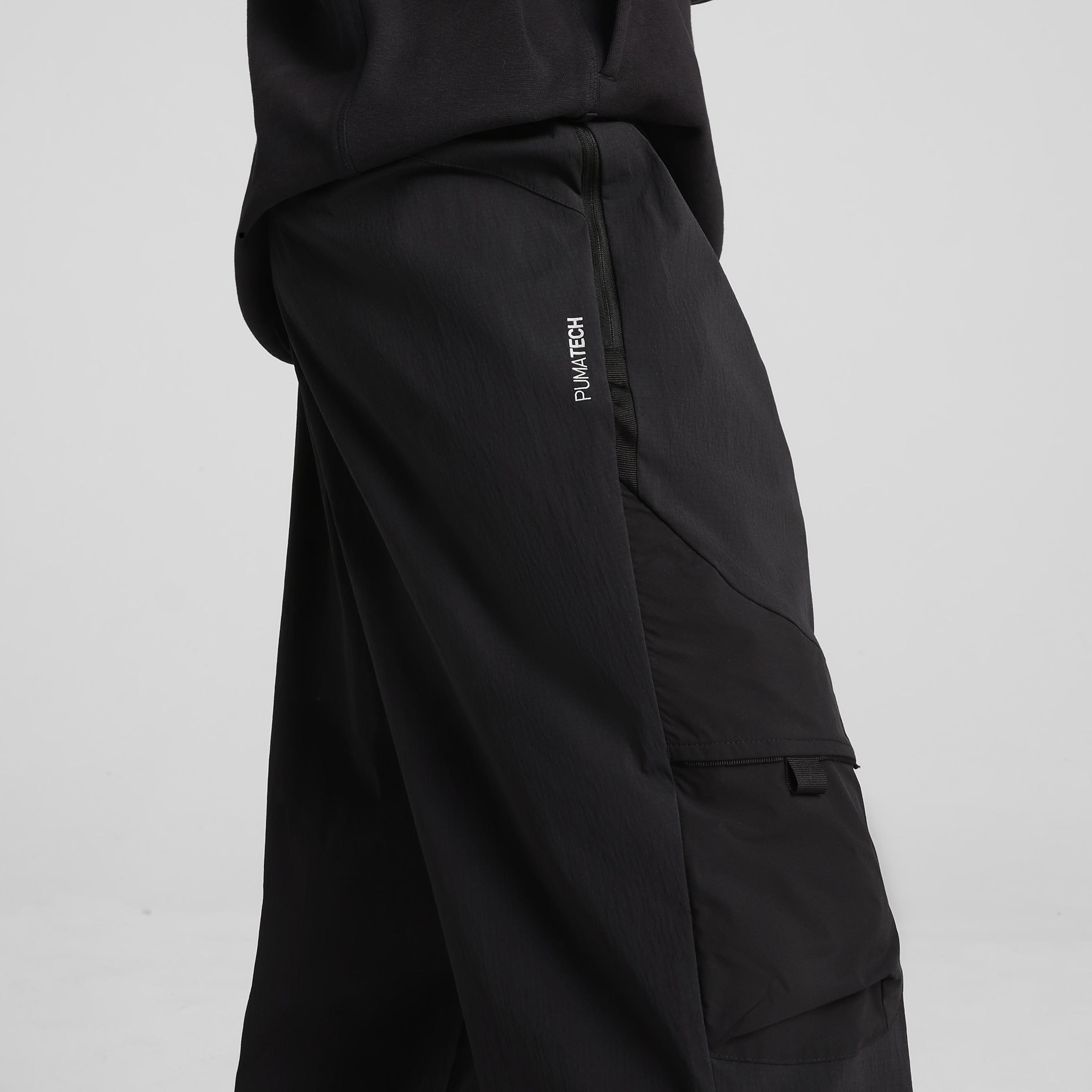 Puma Pumatech Relaxed Cargo Erkek Siyah Eşofman Altı