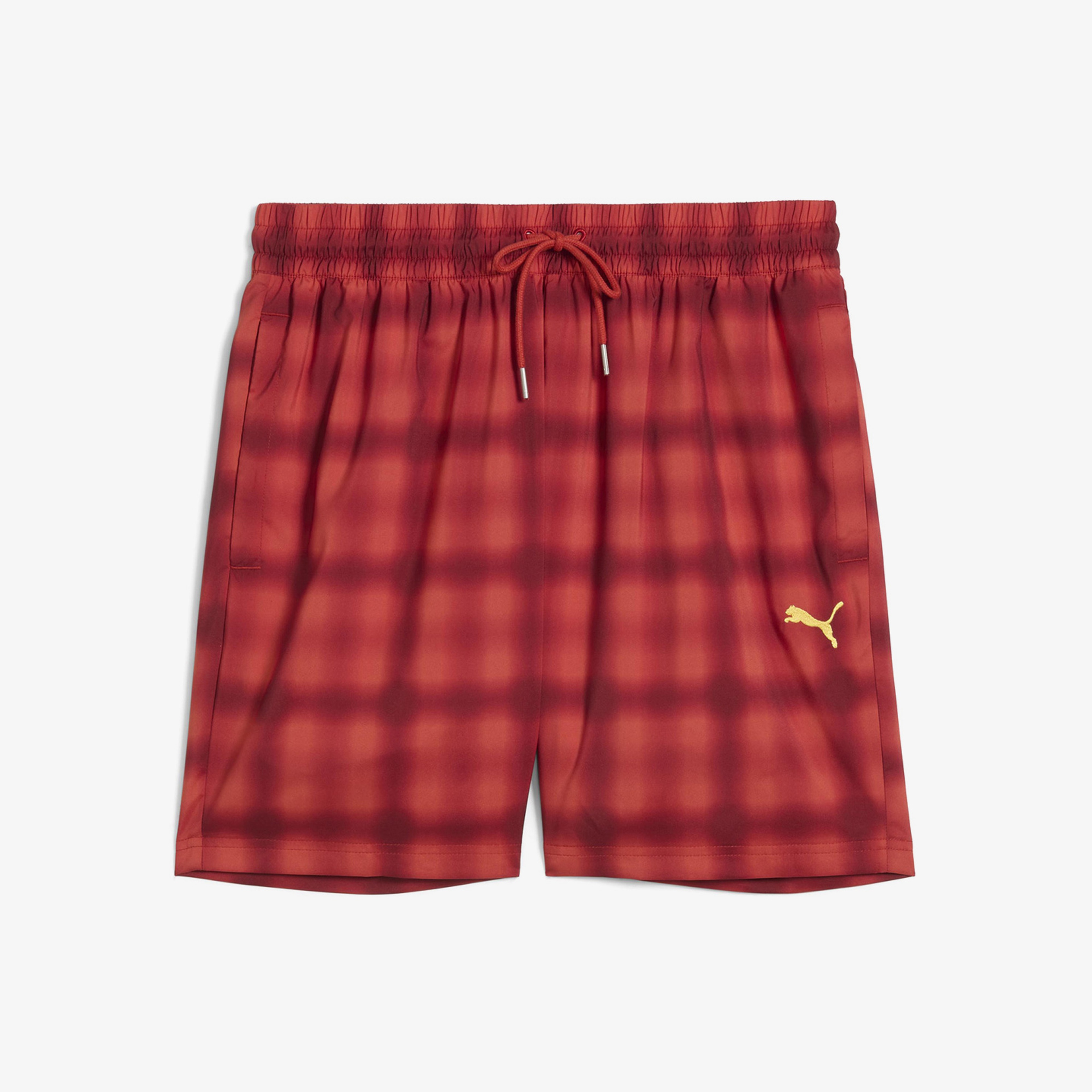 Puma Road to Unity Relaxed Dokuma Erkek Kırmızı Şort