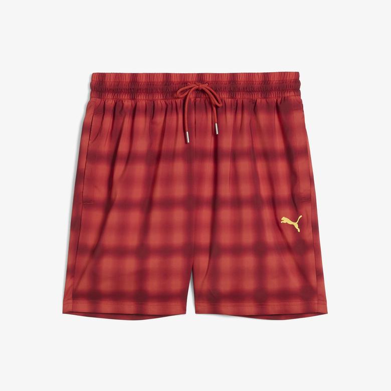Puma Road to Unity Relaxed Dokuma Erkek Kırmızı Şort
