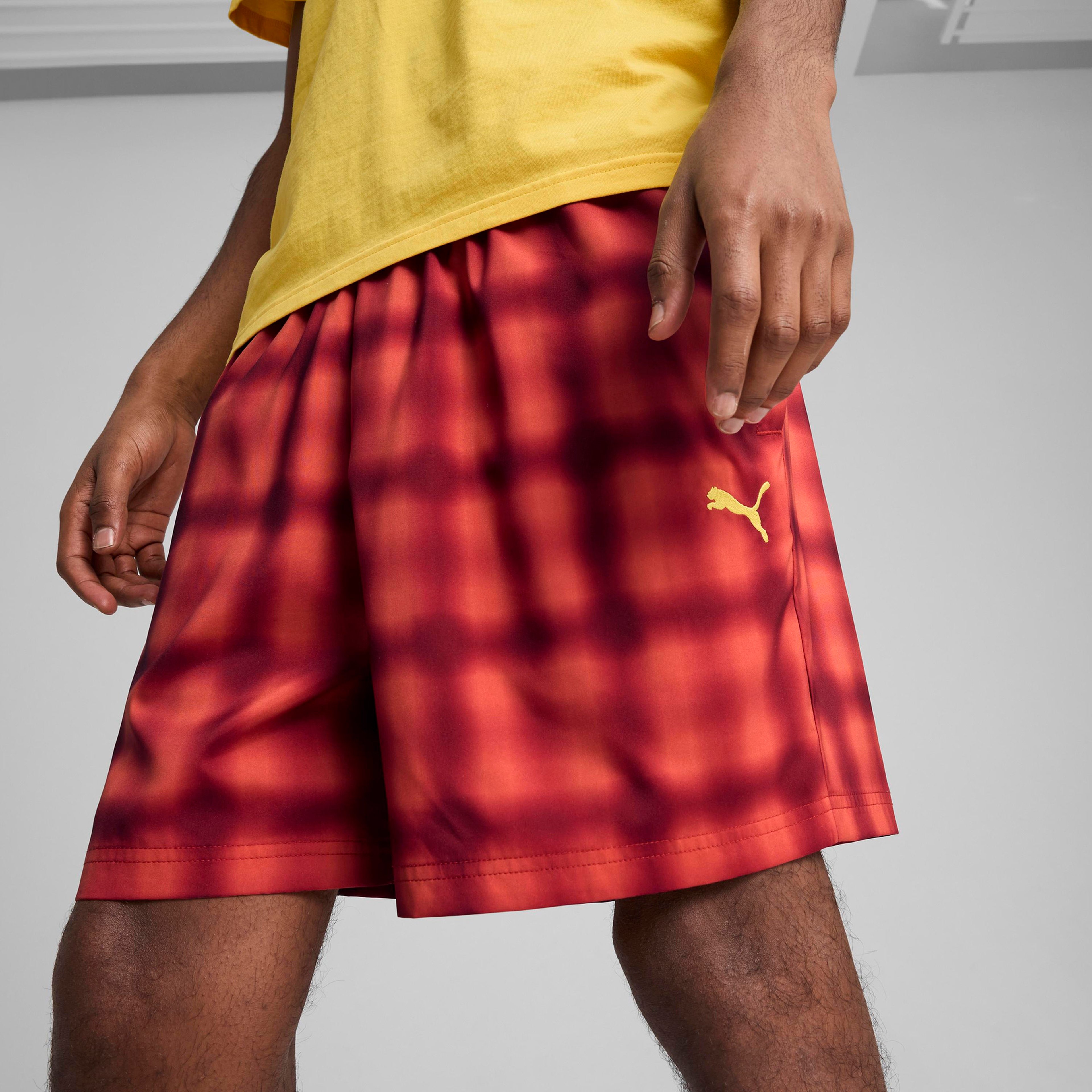 Puma Road to Unity Relaxed Dokuma Erkek Kırmızı Şort