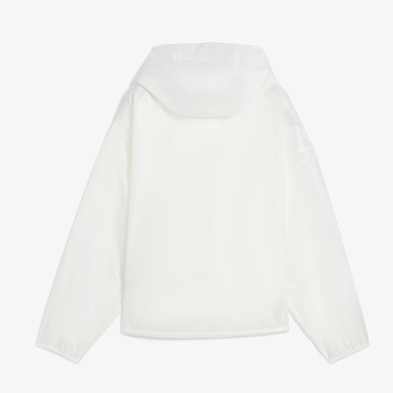 Puma Wardrobe Essentials Oversized Kadın Beyaz Rüzgarlık