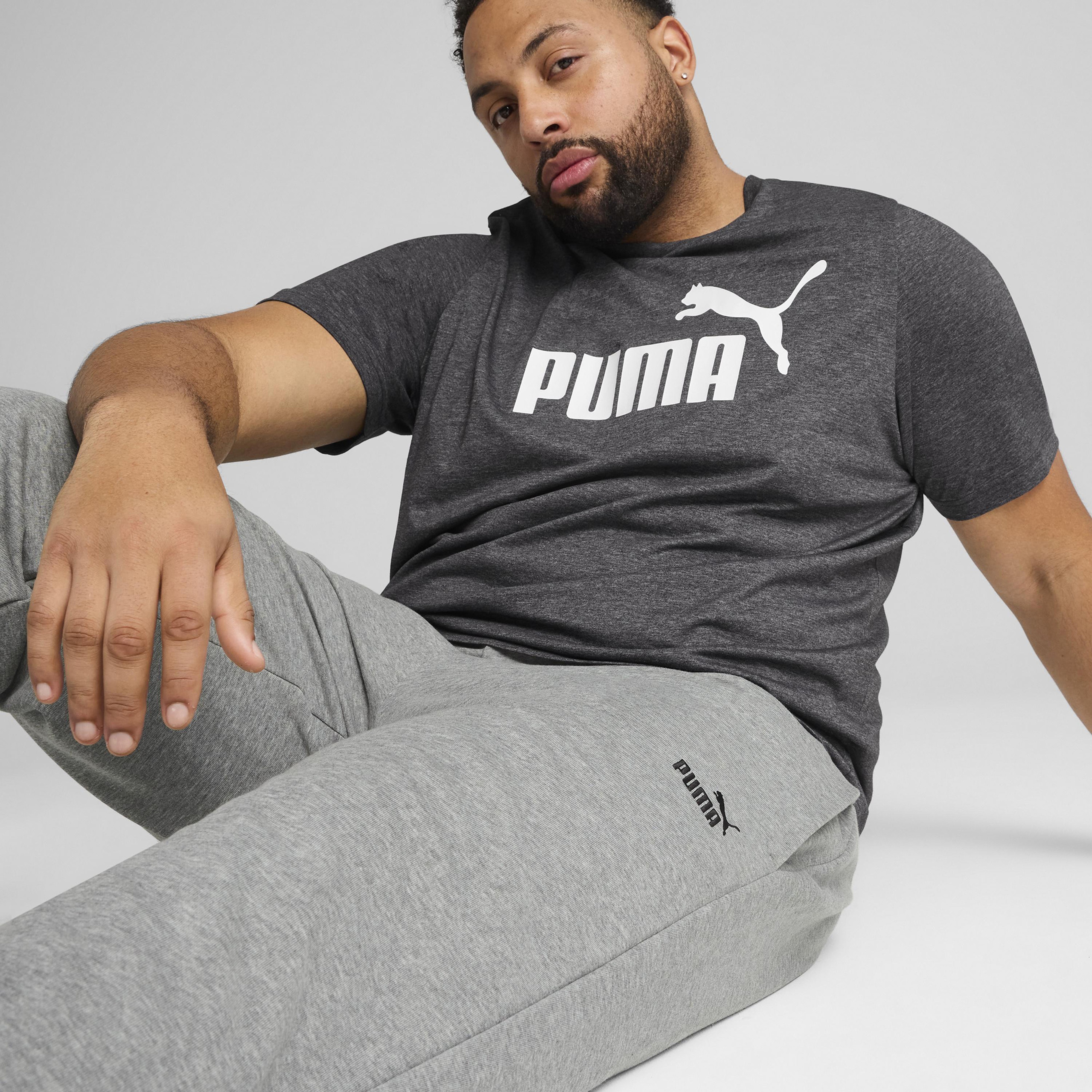 Puma Essentials No 1 Logo Erkek Gri Eşofman Altı