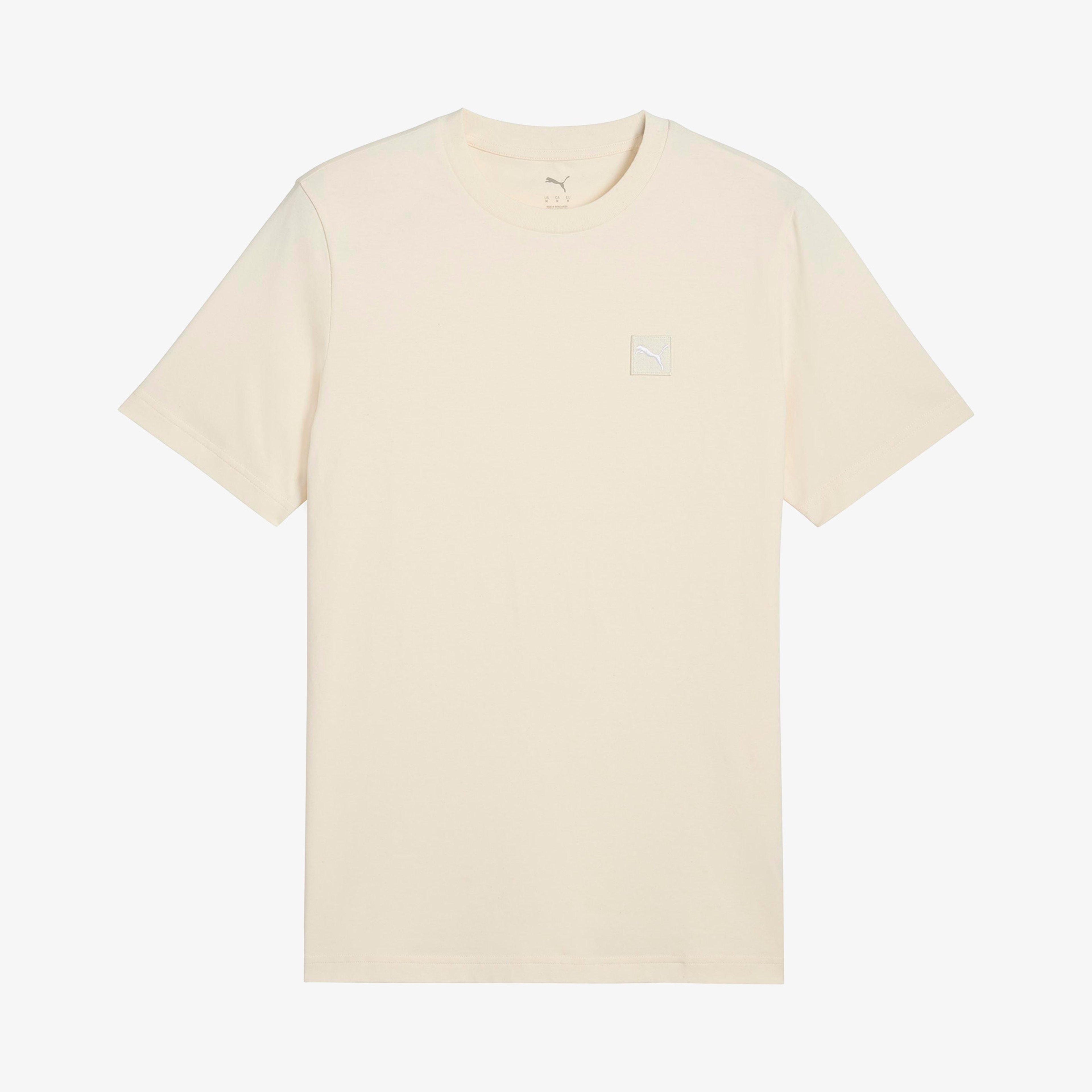 Puma Essentials Elevated Erkek Krem T-Shirt