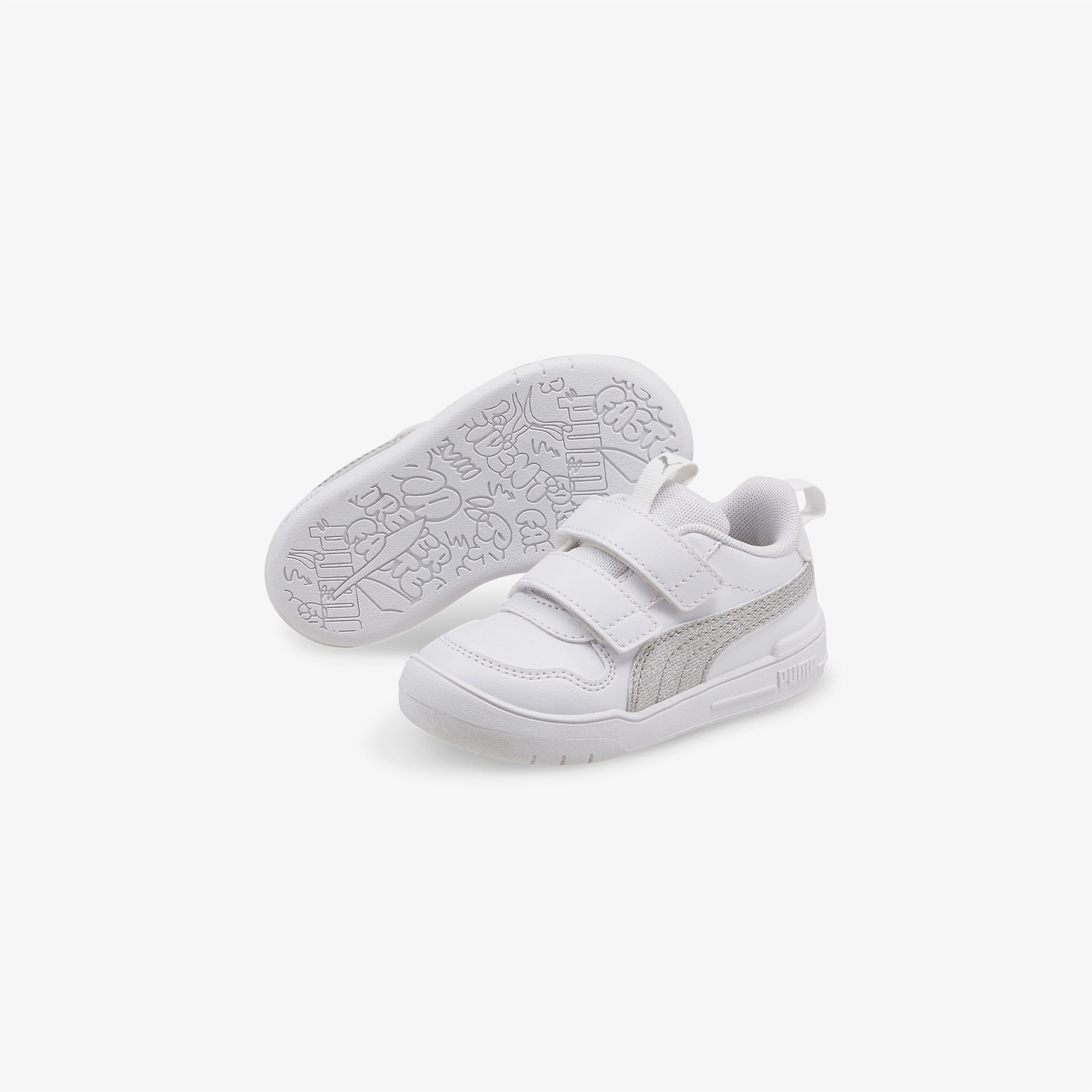 Puma Multiflex Glitz V inf Bebek Beyaz Spor Ayakkabı