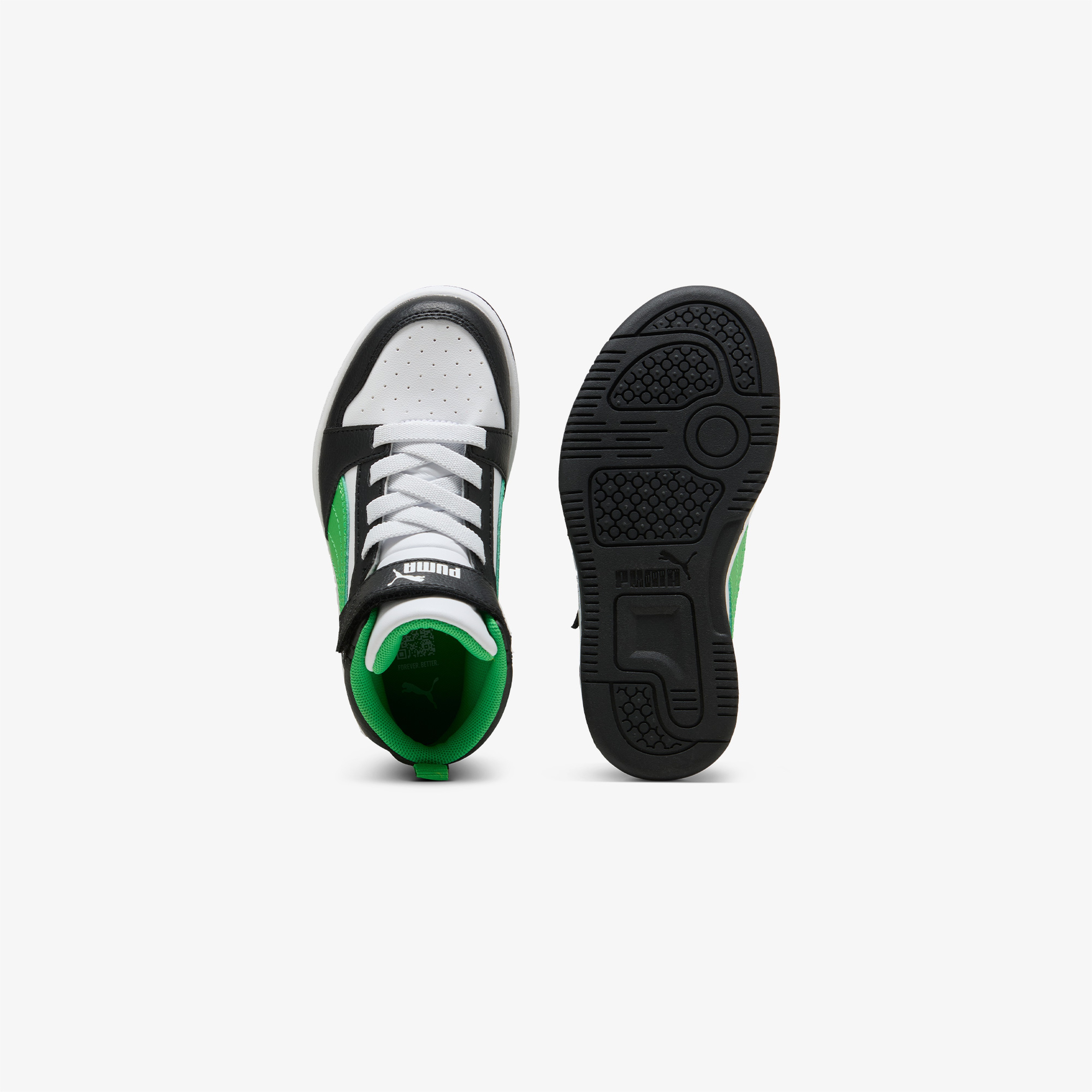 Puma Rebound V6 Mid Ac+ Ps Çocuk Siyah Spor Ayakkabı