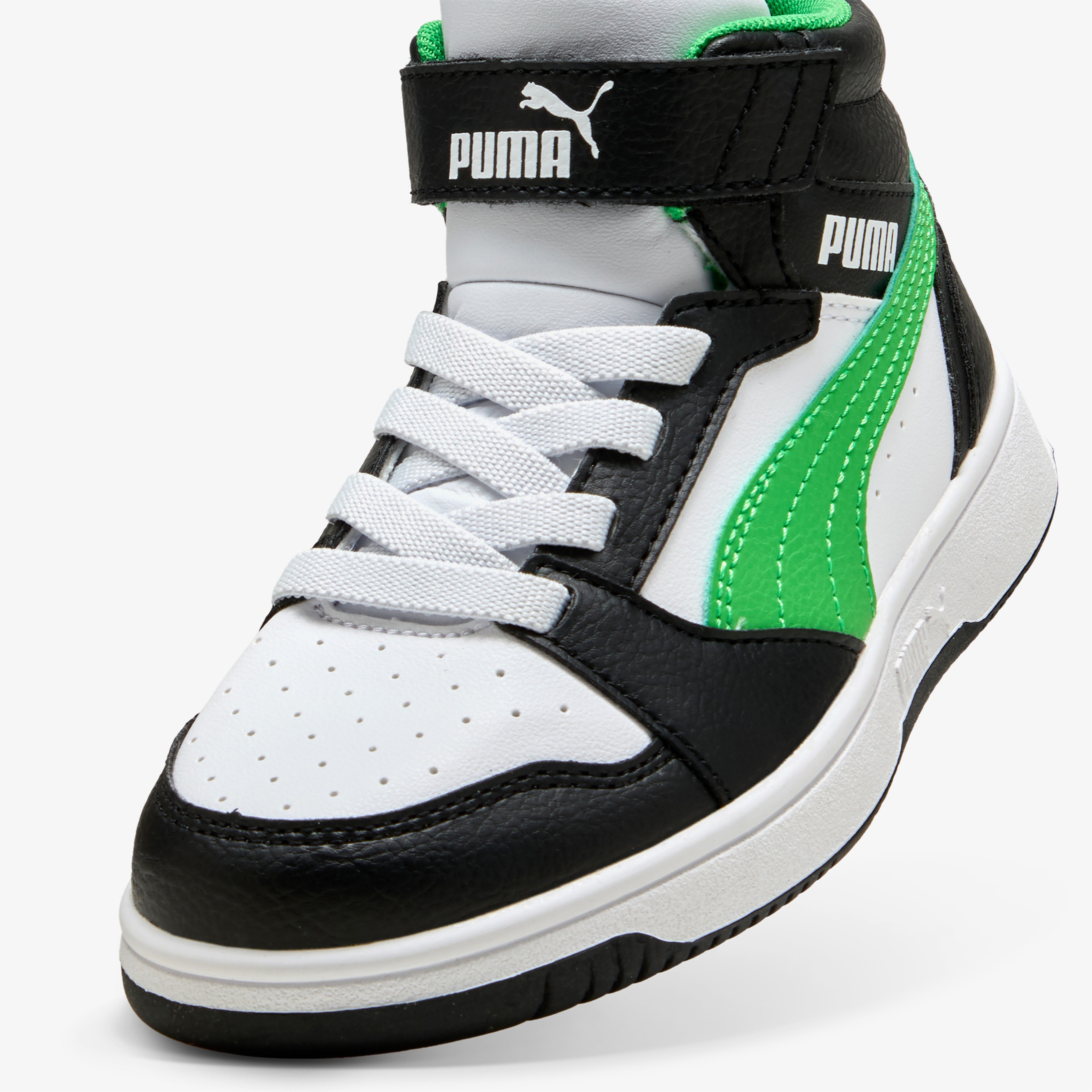 Puma Rebound V6 Mid Ac+ Ps Çocuk Siyah Spor Ayakkabı