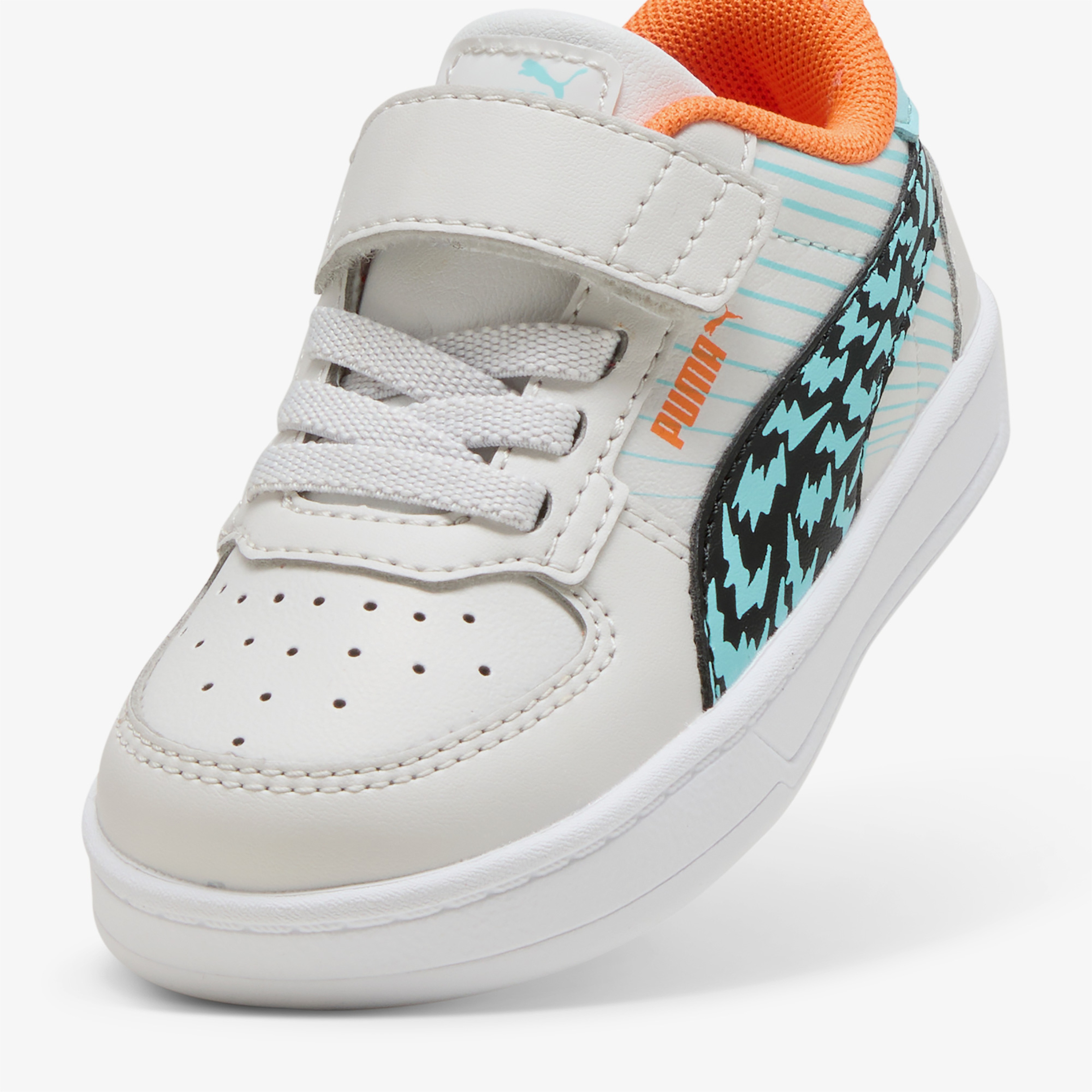 Puma Caven 2.0 Poised to Race Bebek Gri/Renkli Spor Ayakkabı