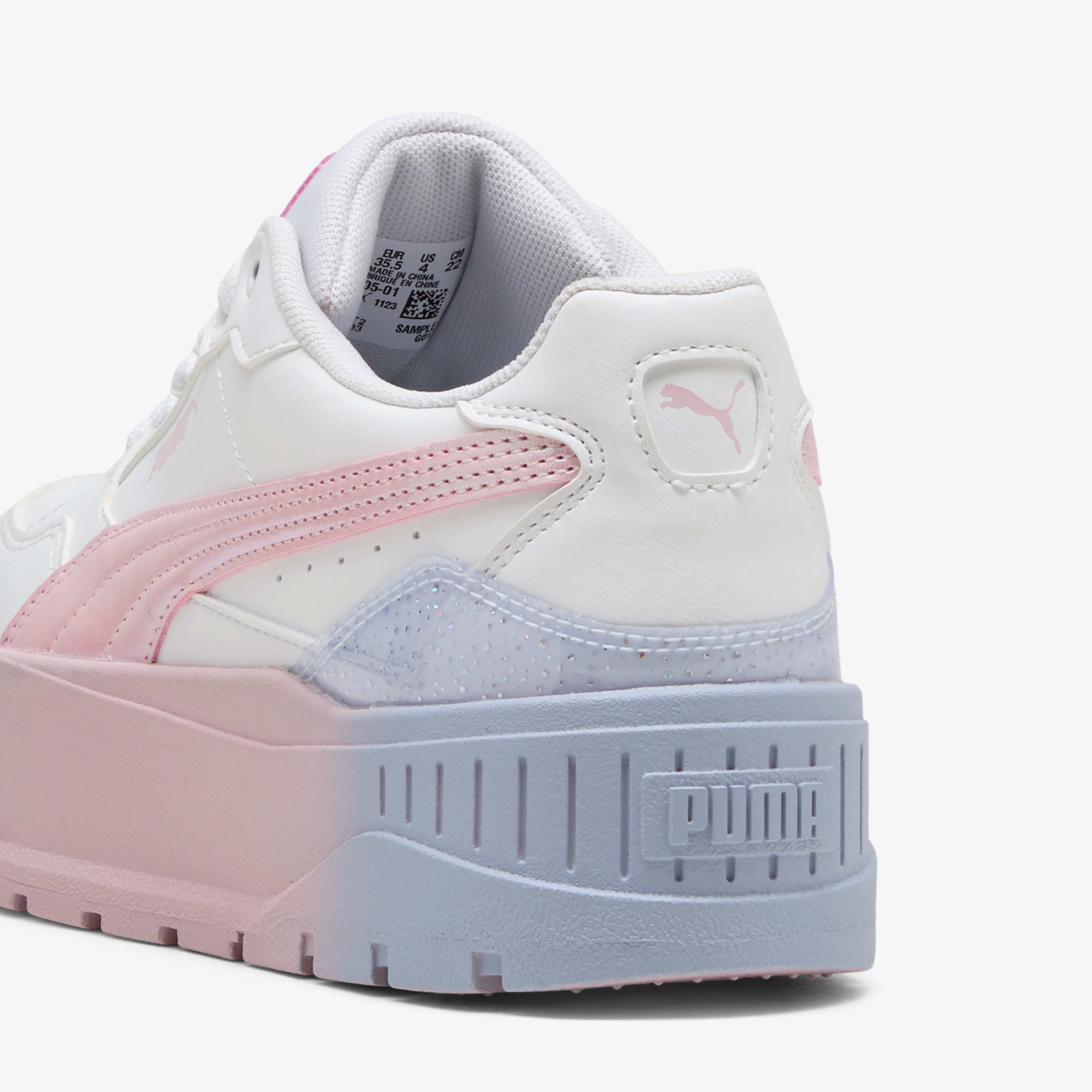 Puma Karmen Blurry Dreams Jr Çocuk Beyaz Spor Ayakkabı