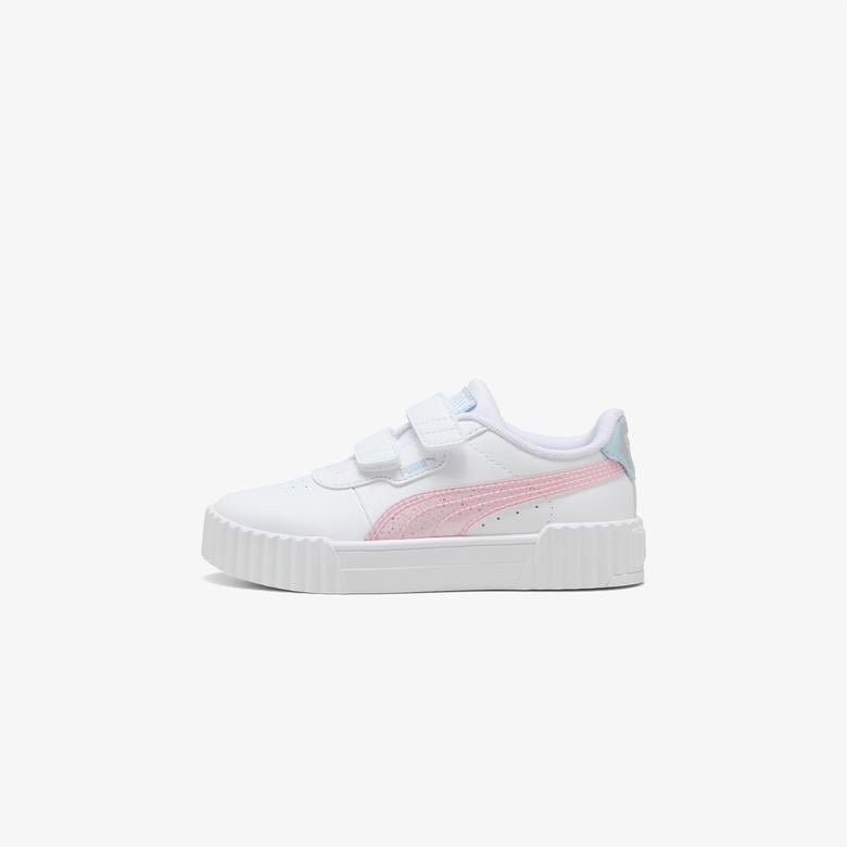Puma Carina 3 0 Blurry Dreamsv Ps Çocuk Beyaz Spor Ayakkabı