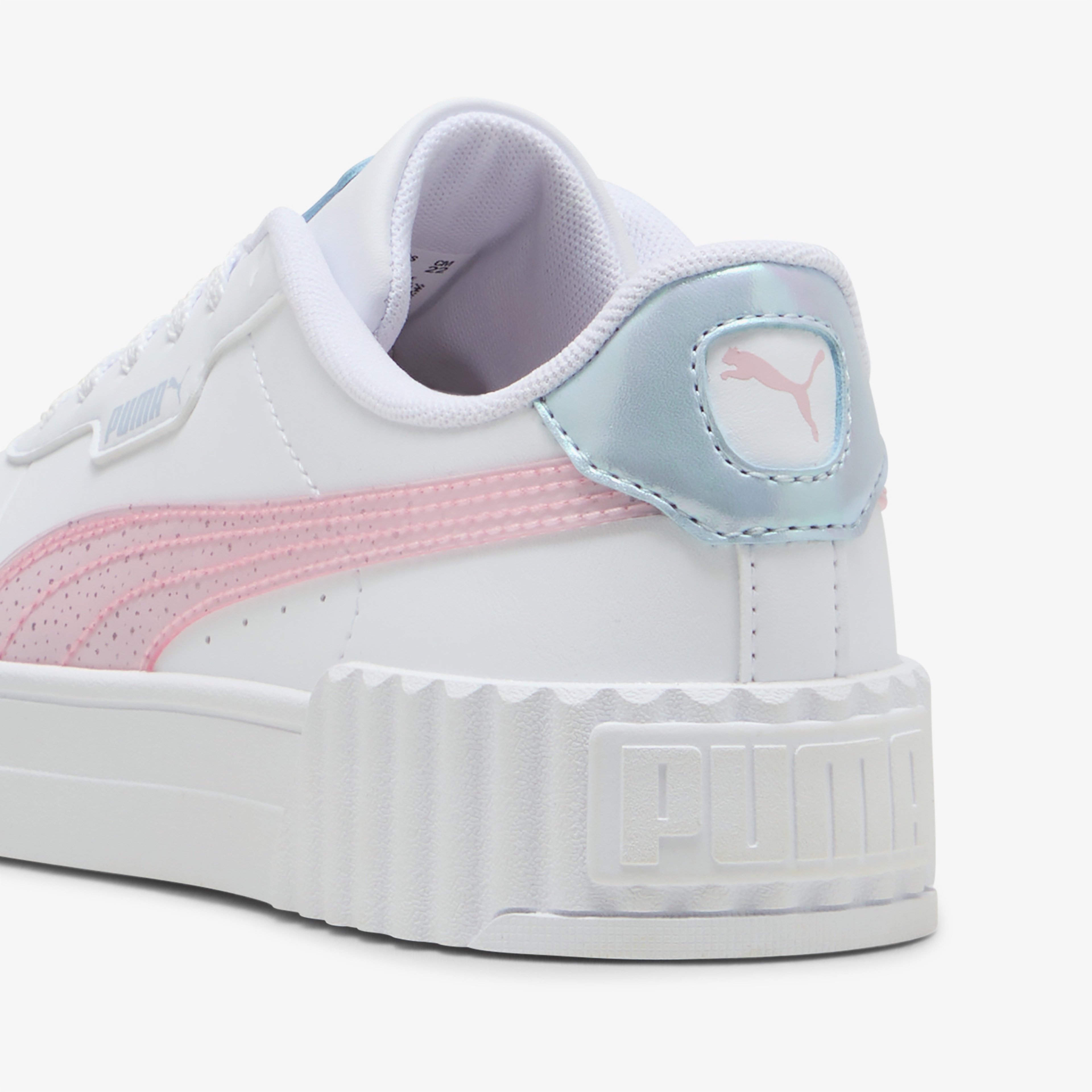 Puma Carina 3 0 Blurry Dreams Jr Çocuk Beyaz Spor Ayakkabı