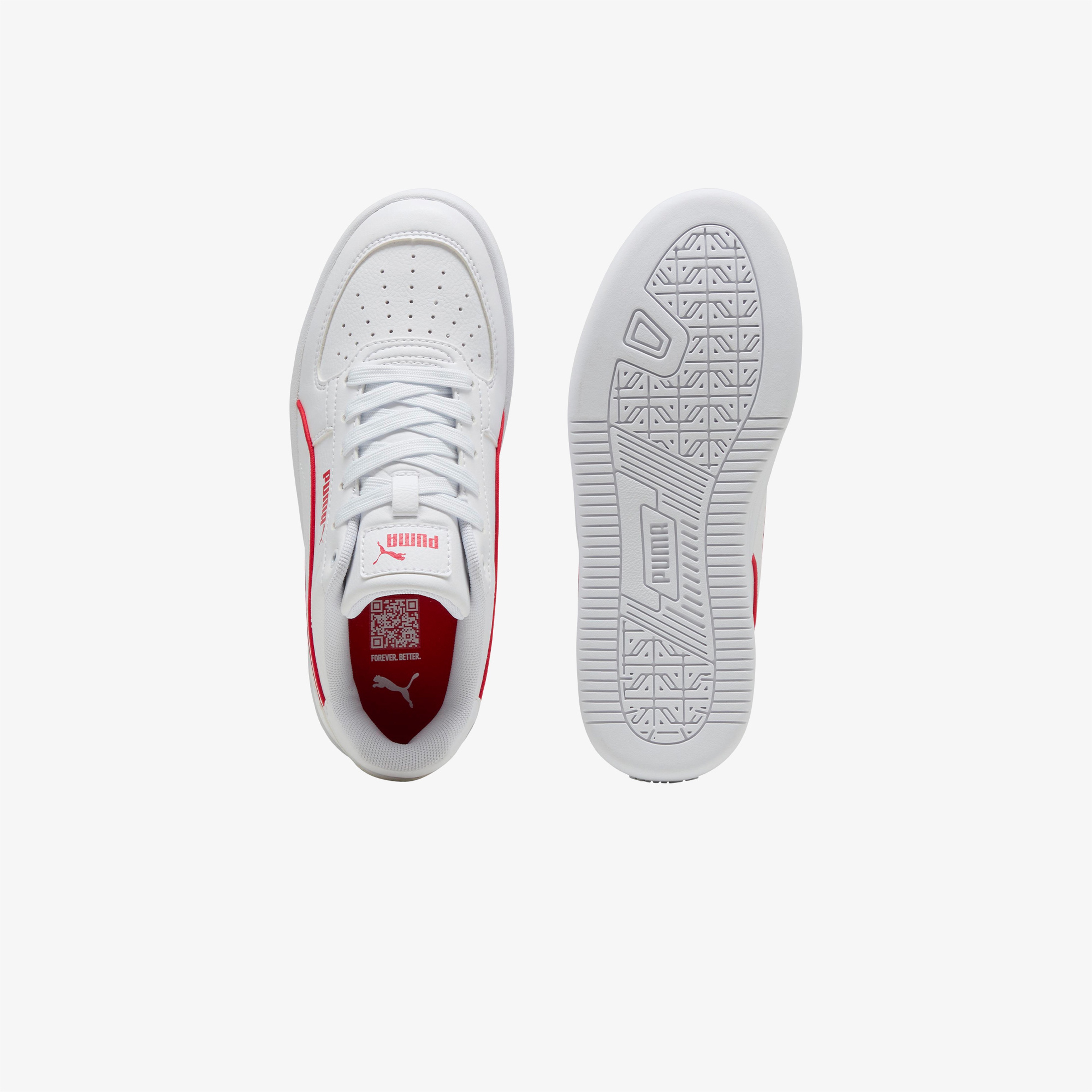 Puma Caven 2 0 Piping Jr Çocuk Beyaz Spor Ayakkabı