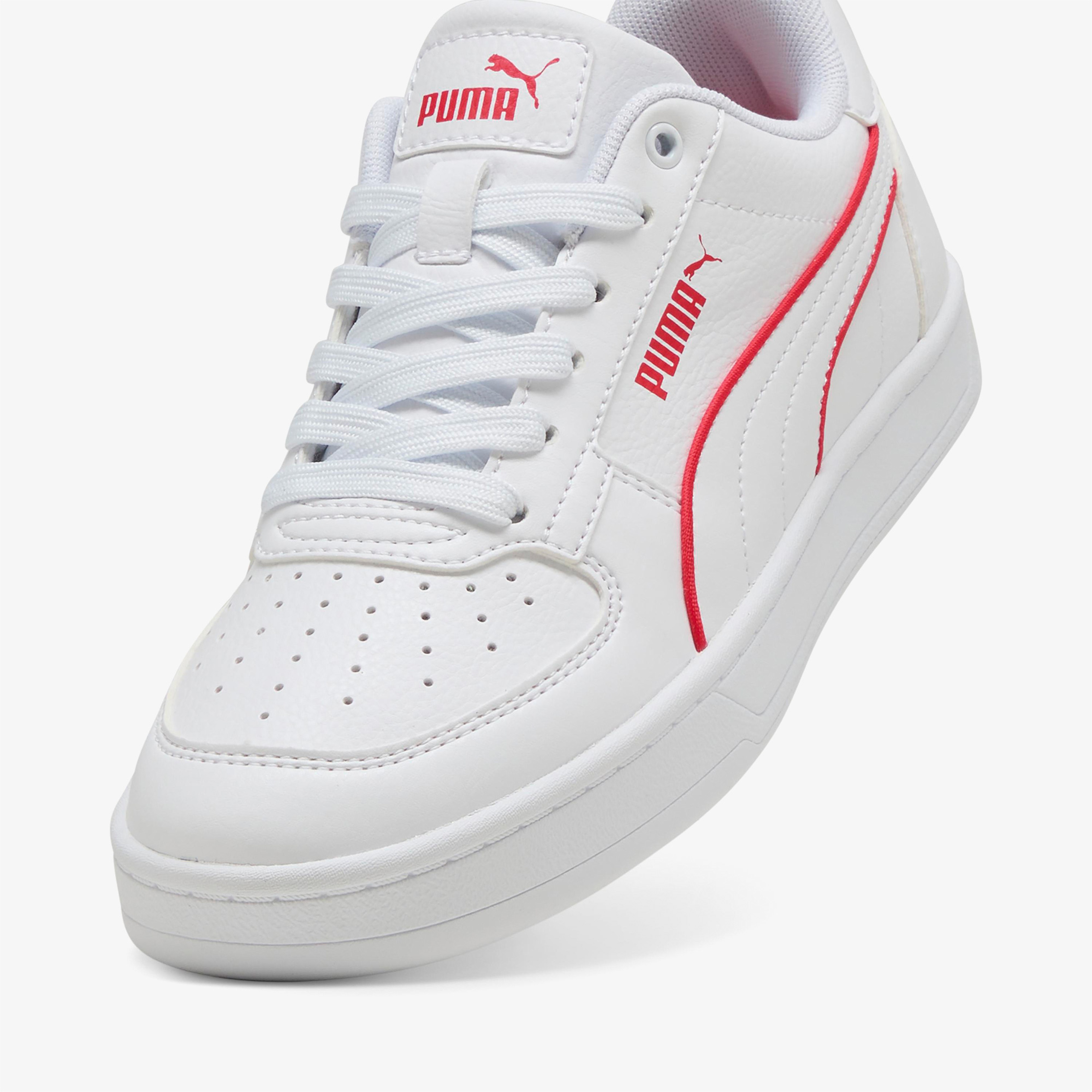 Puma Caven 2 0 Piping Jr Çocuk Beyaz Spor Ayakkabı