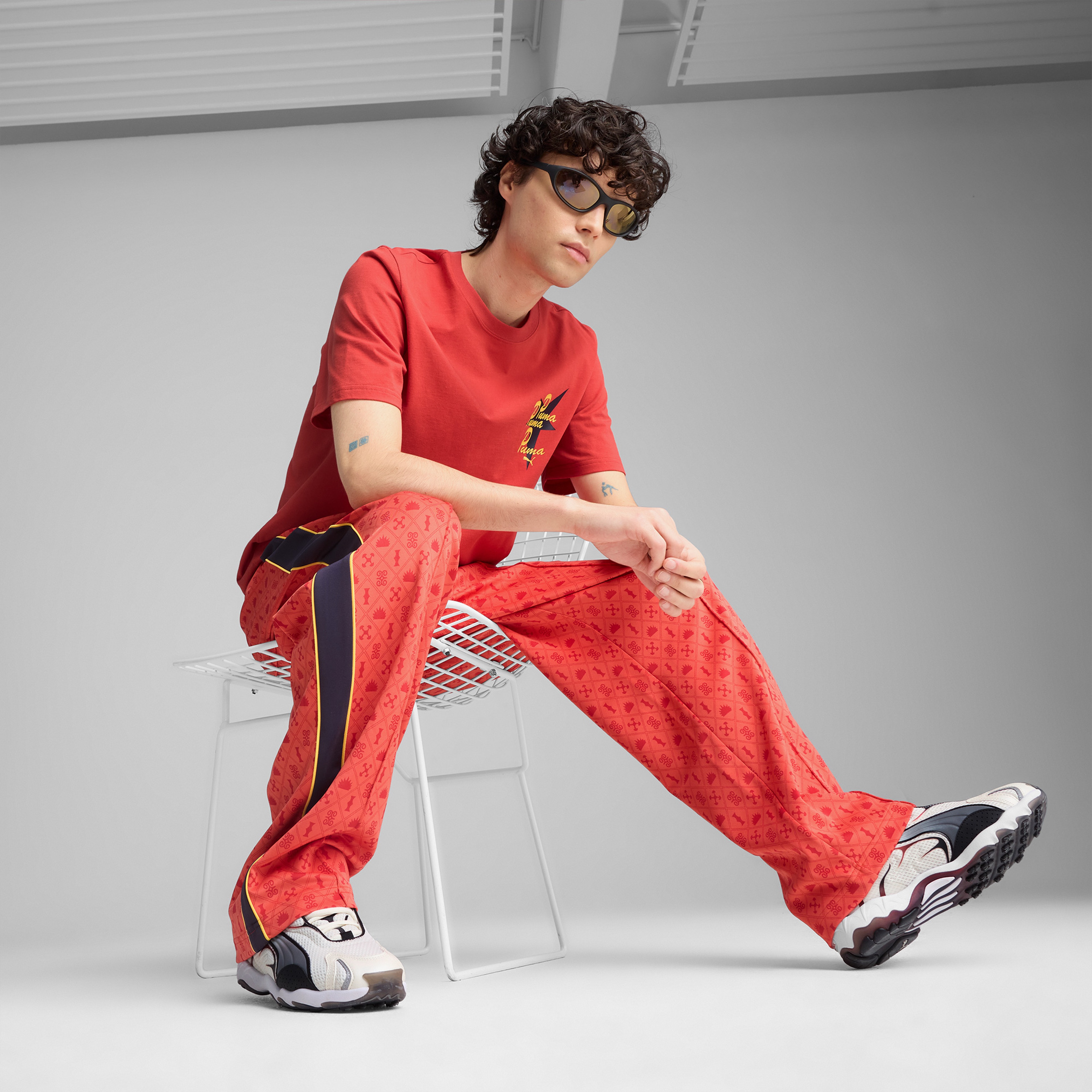 Puma Road To Unity Track Erkek Kırmızı Eşofman Altı