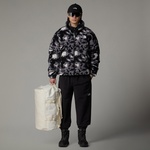 The North Face Polar Nuptse Erkek Desenli Siyah Mont
