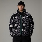 The North Face Polar Nuptse Erkek Desenli Siyah Mont