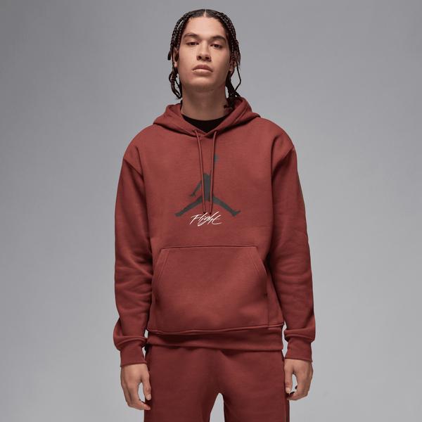 Jordan Essentials Fleece Baseline Erkek Kahverengi Hoodie