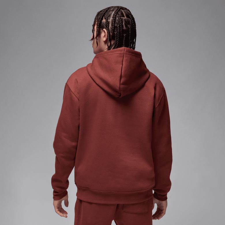 Jordan Essentials Fleece Baseline Erkek Kahverengi Hoodie