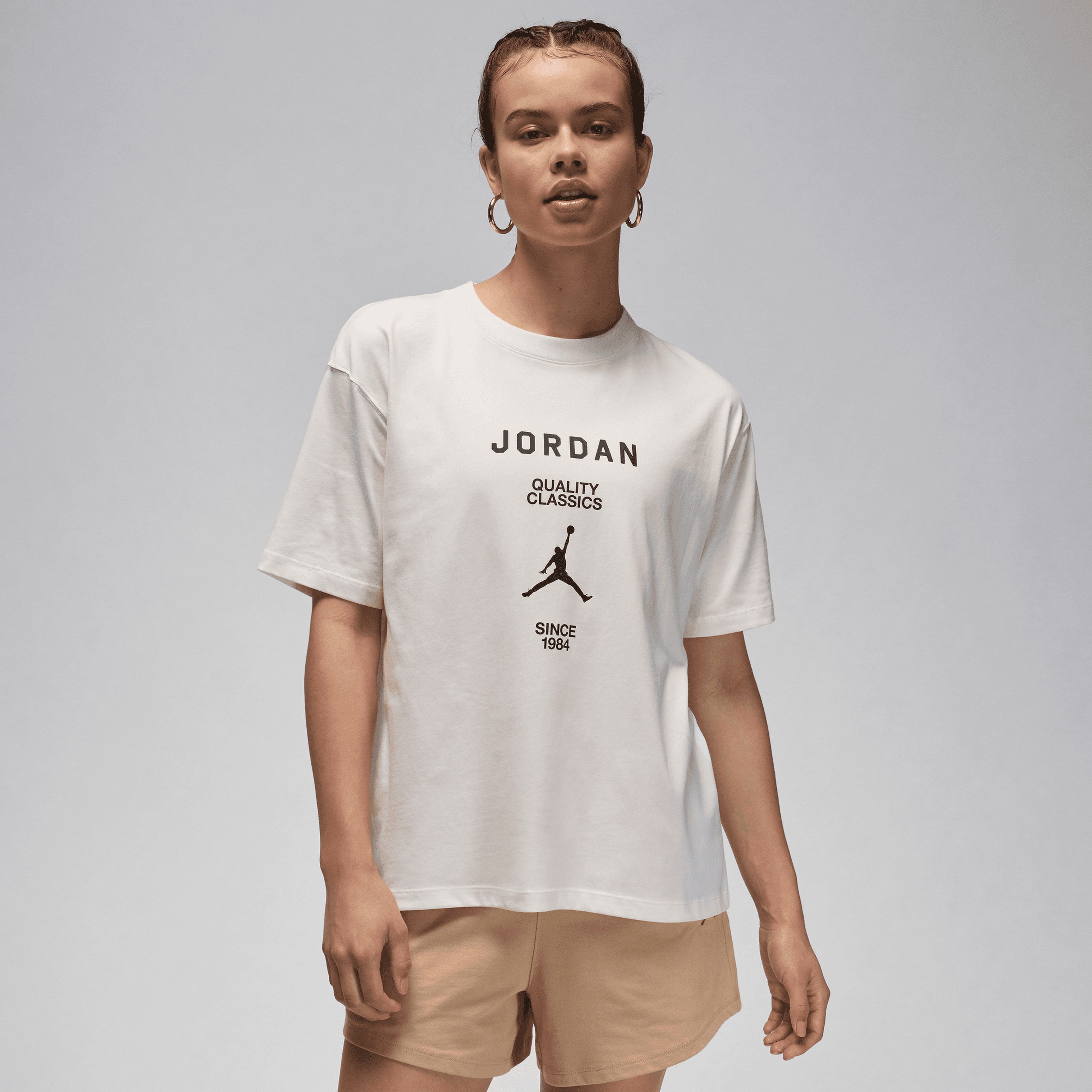 Jordan Girlfriend Kadın Beyaz T-Shirt