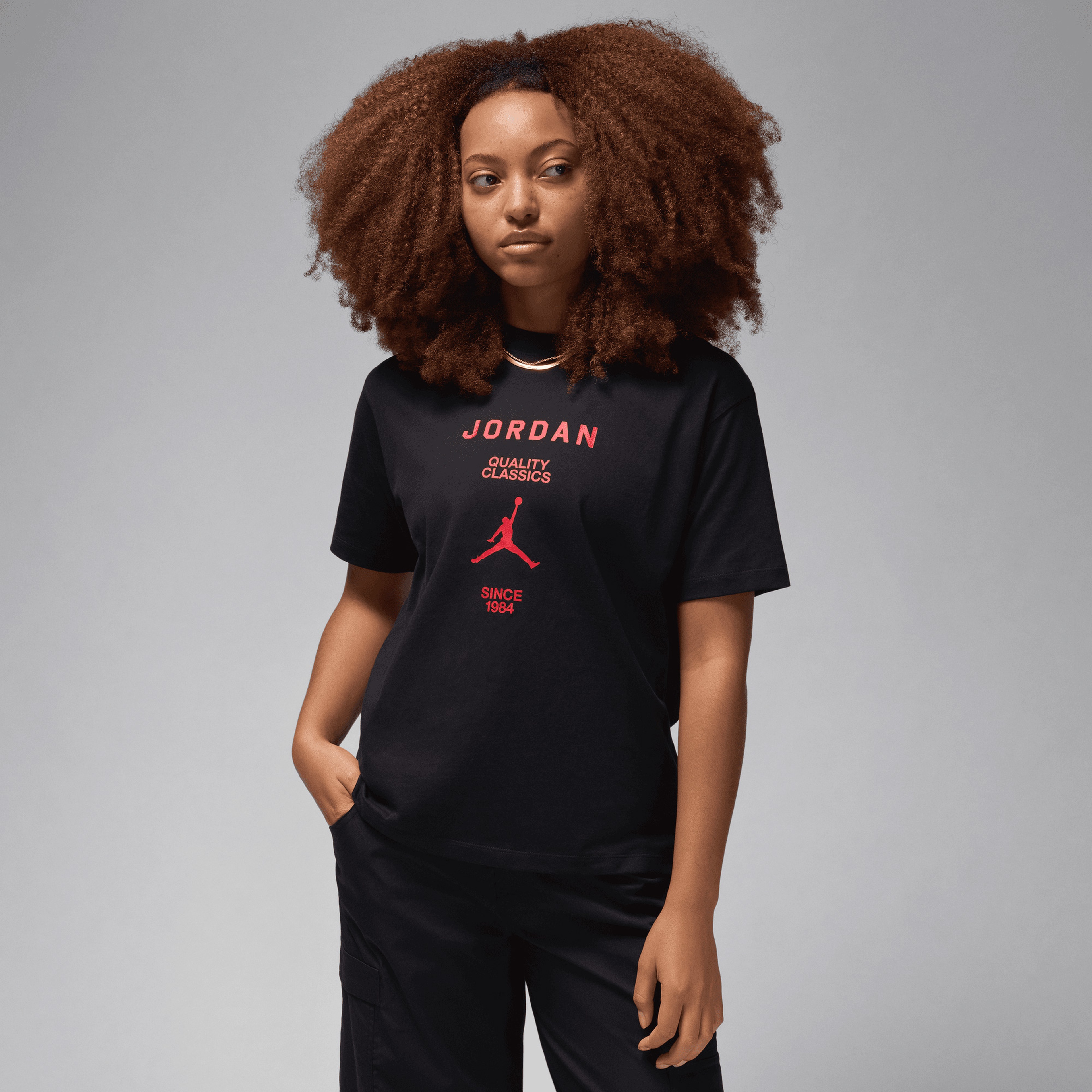Jordan Girlfriend Kadın Siyah T-Shirt