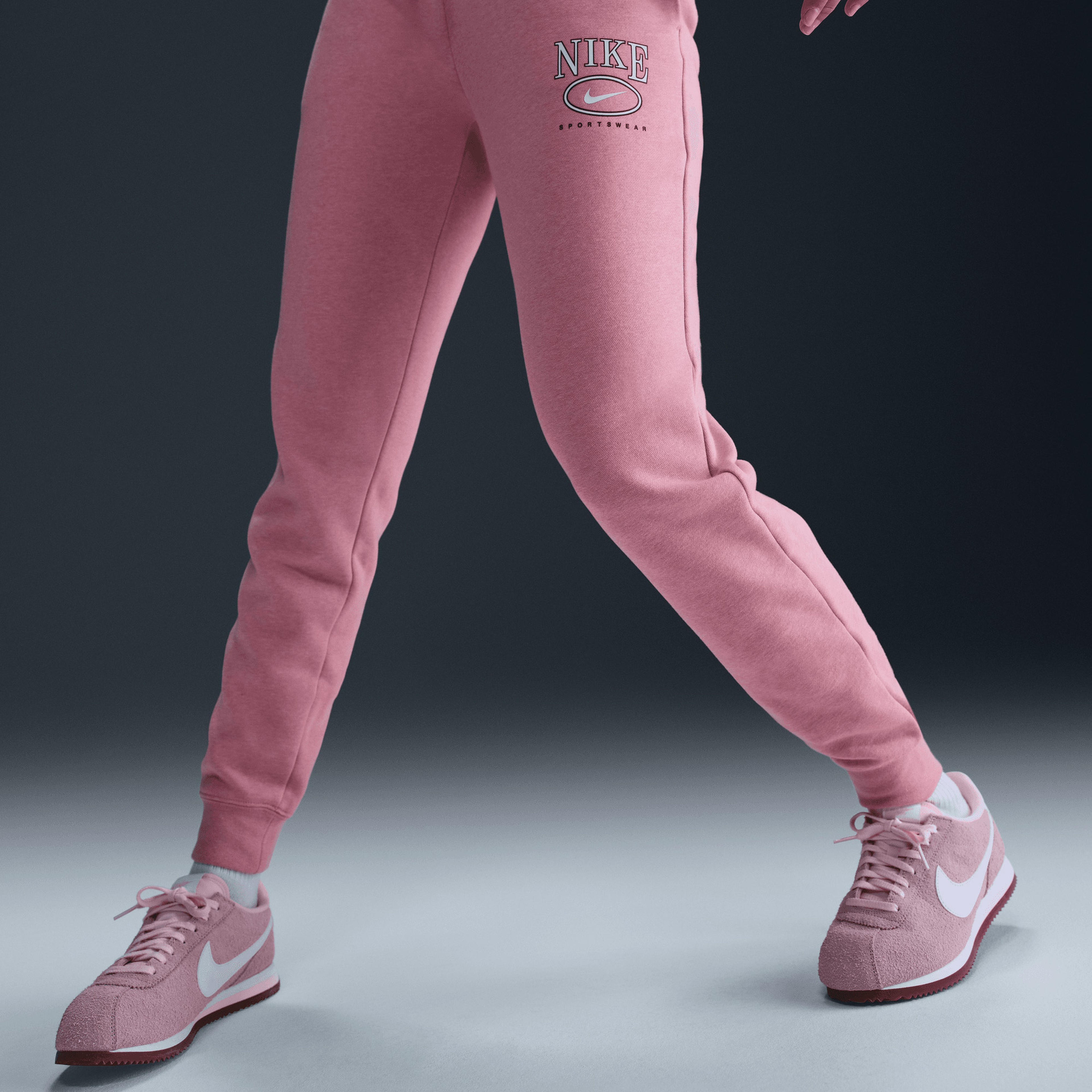 Nike Sportswear Club Fleece Kadın Pembe Eşofman Altı