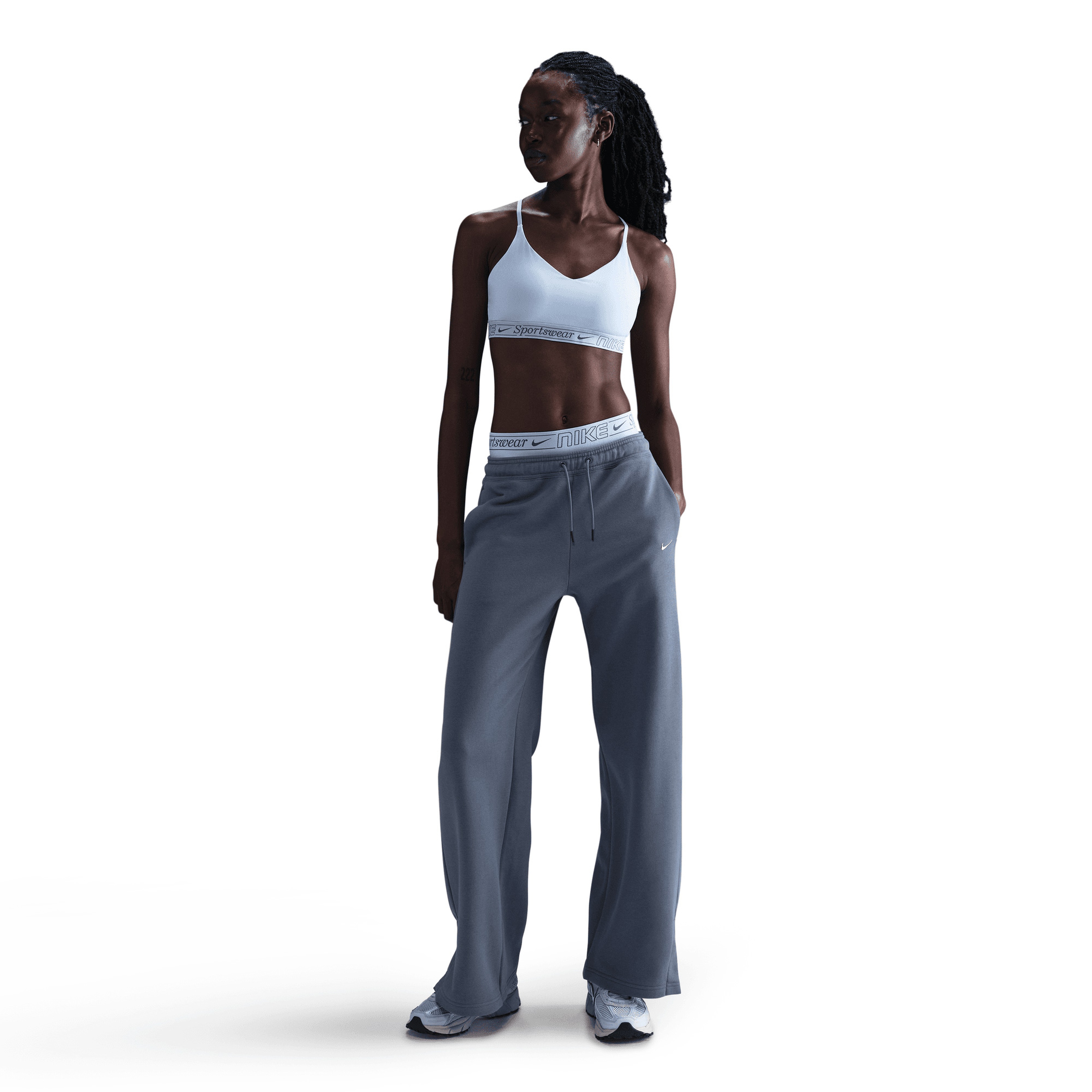 Nike Sportswear Phoenix Fleece Kadın Mavi Eşofman Altı