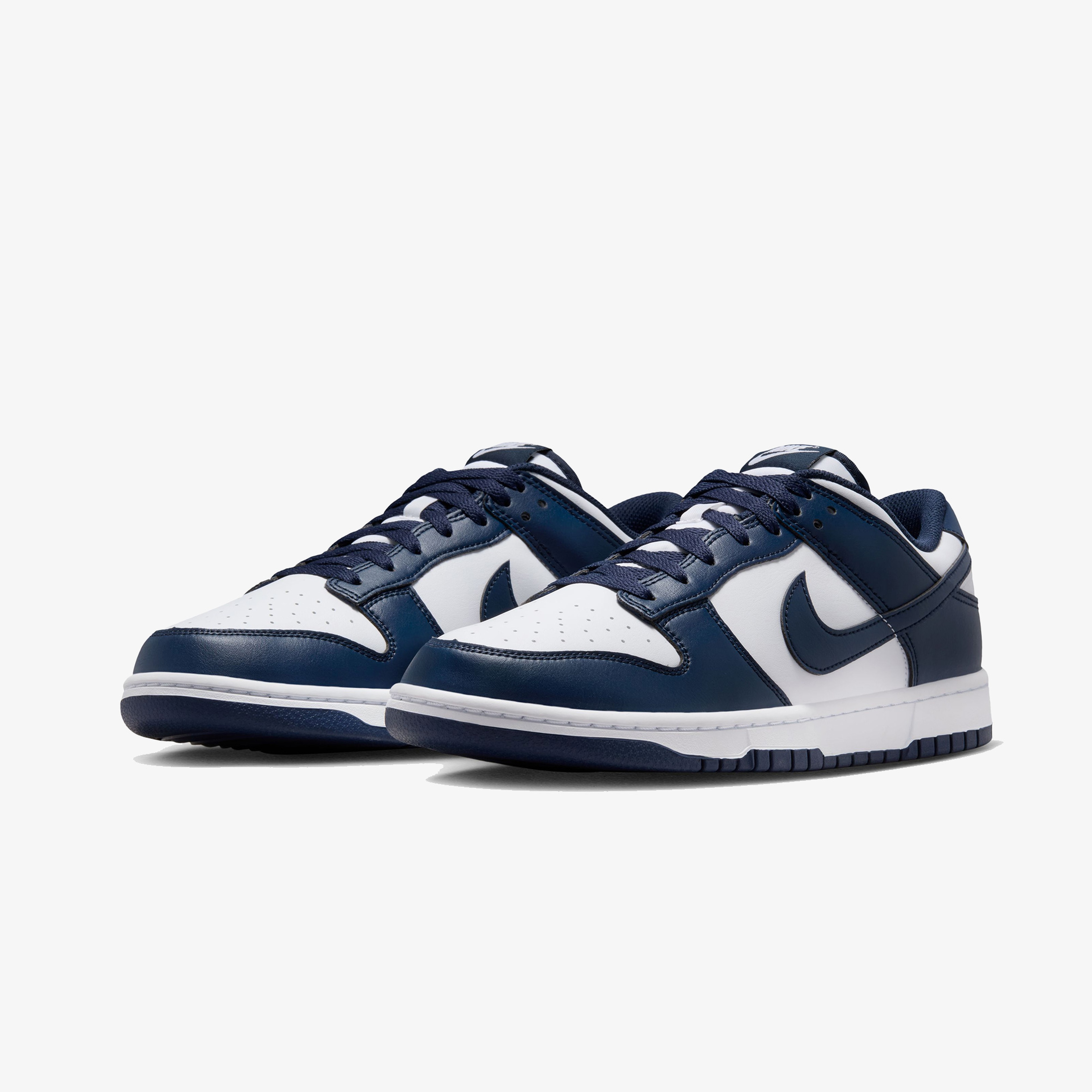 Nike Dunk Low Retro Erkek Beyaz/Lacivert Sneaker