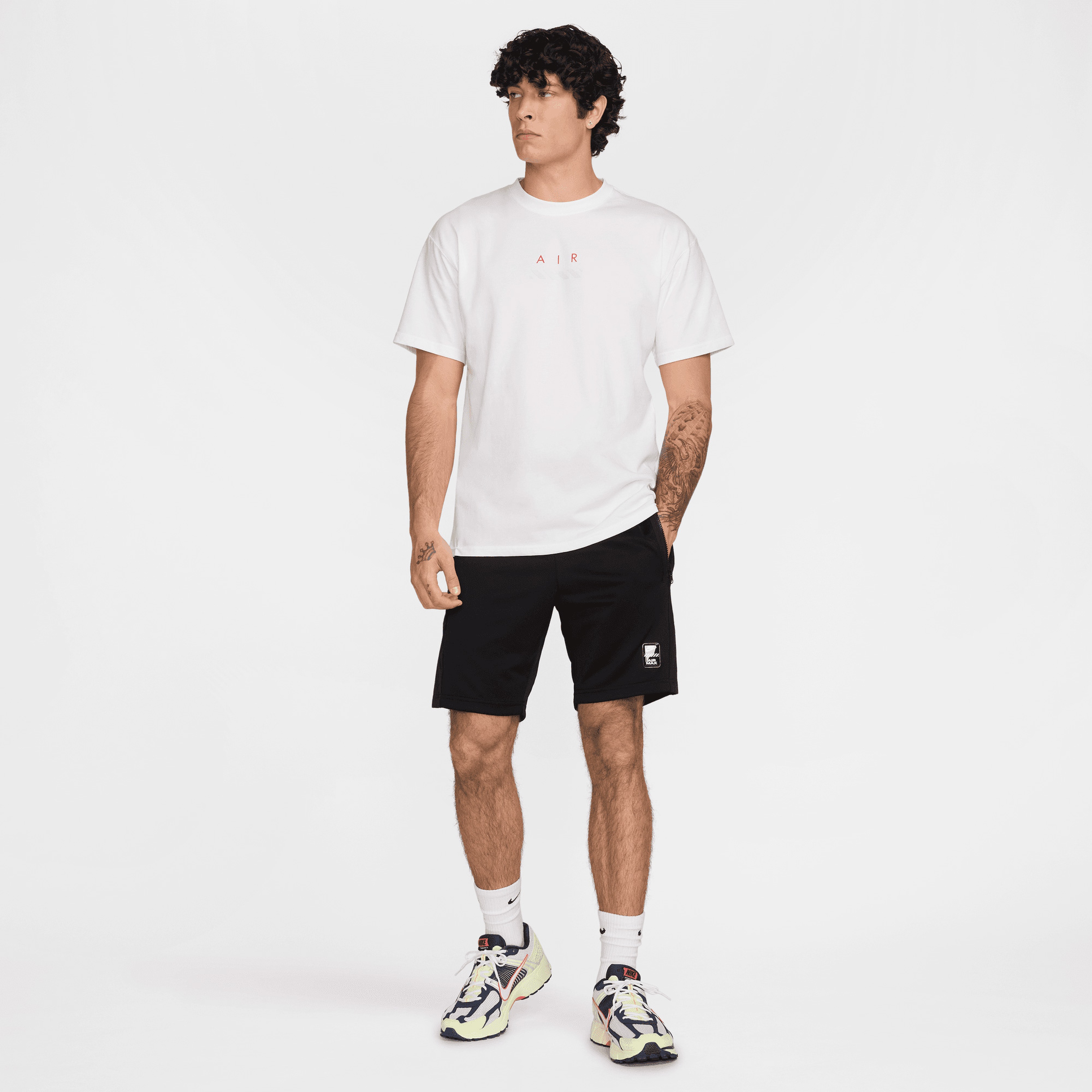 Nike Sportswear Max 90 Air Graphics 2 Erkek Beyaz T-Shirt