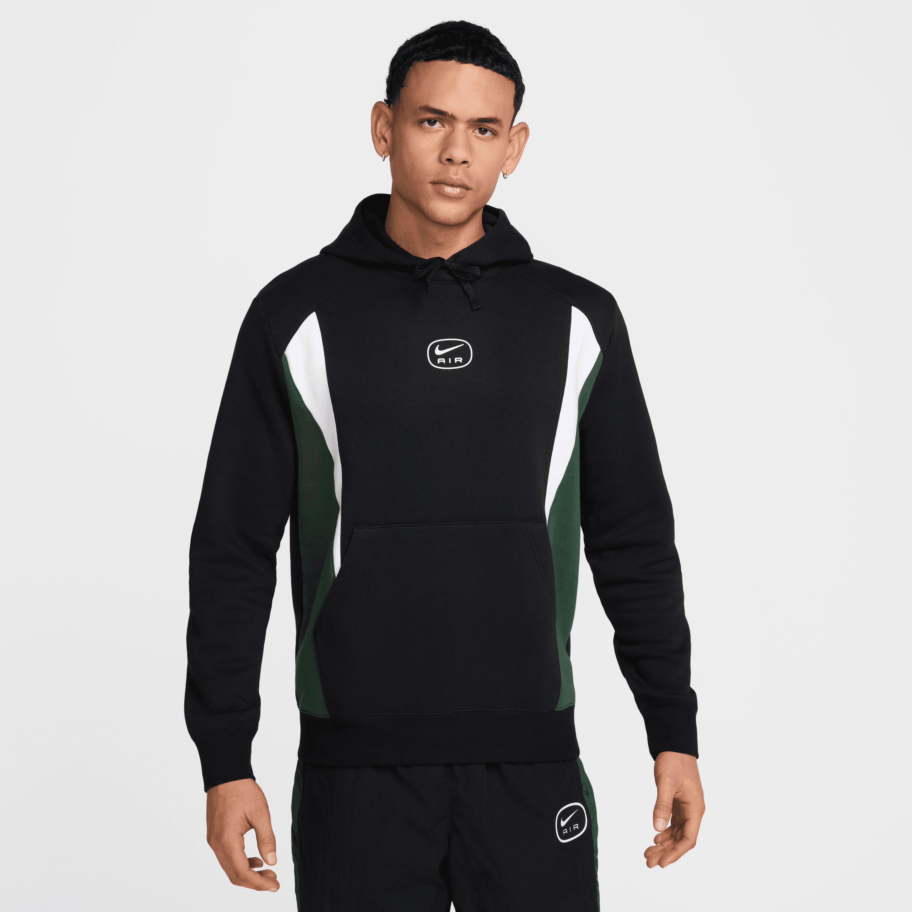 Nike Air Pullover Erkek Siyah Hoodie